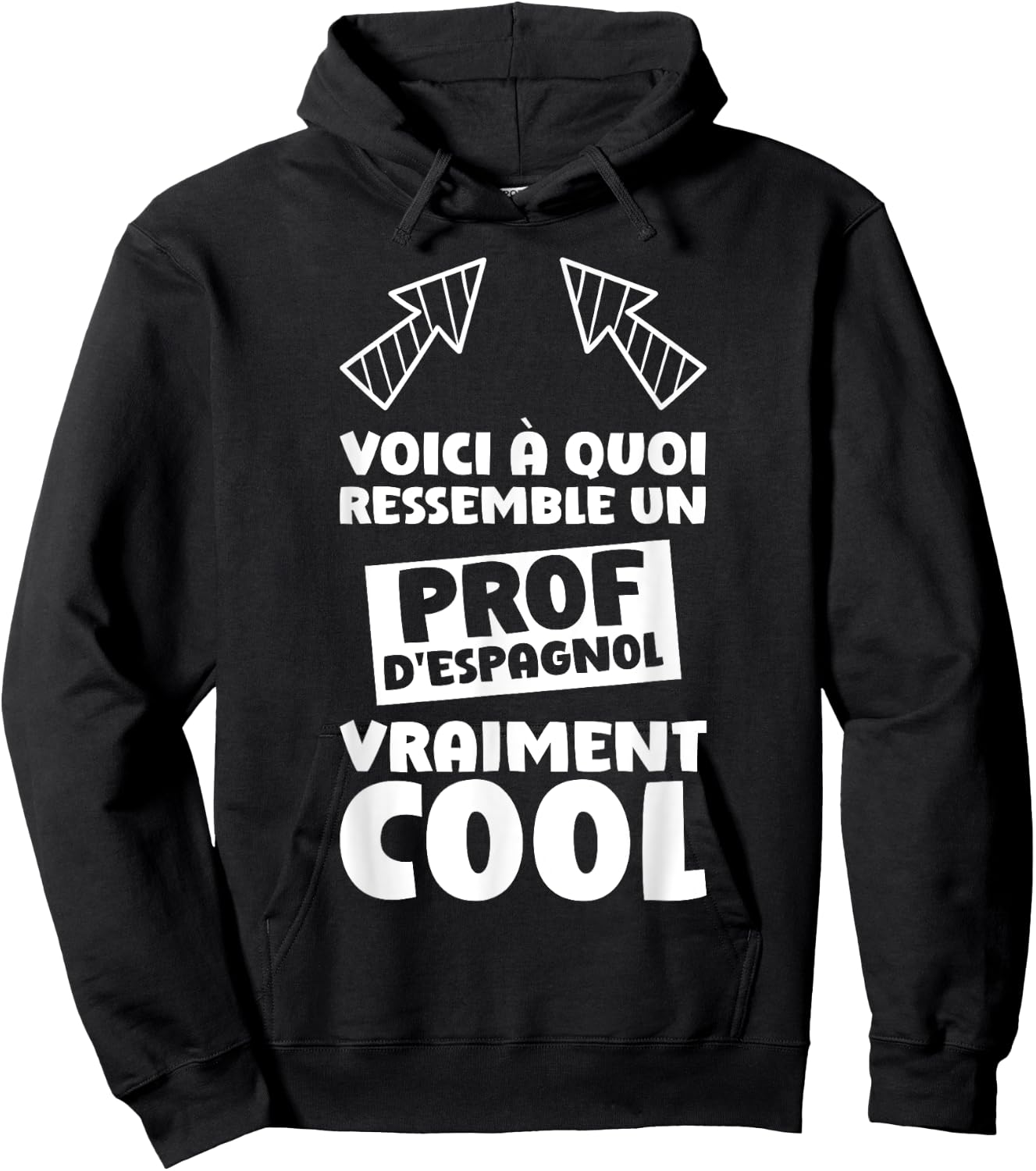 Spanish Teacher Quote Funny Spanish Teacher Hoodie - Hoodie | Black