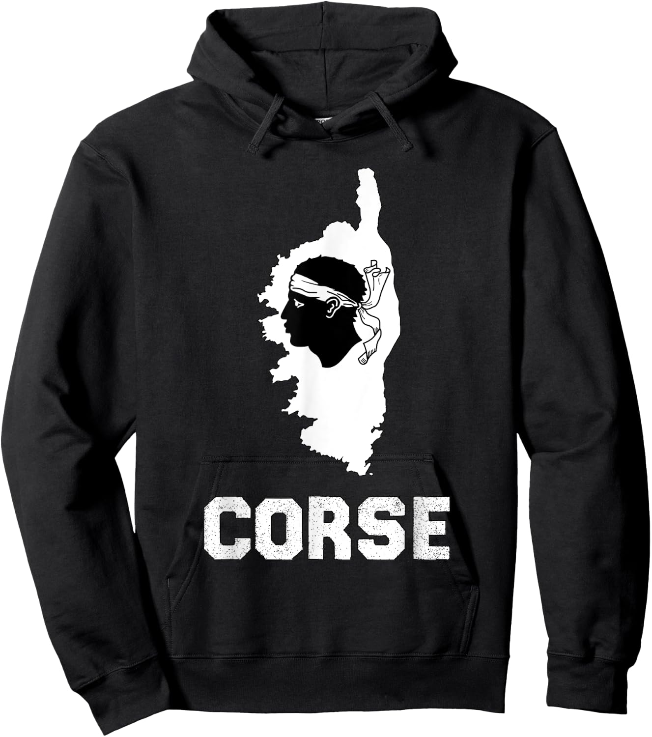 Authentic Corsica Beauty Island Women And Children , Black, S Hoodie - Hoodie | Black