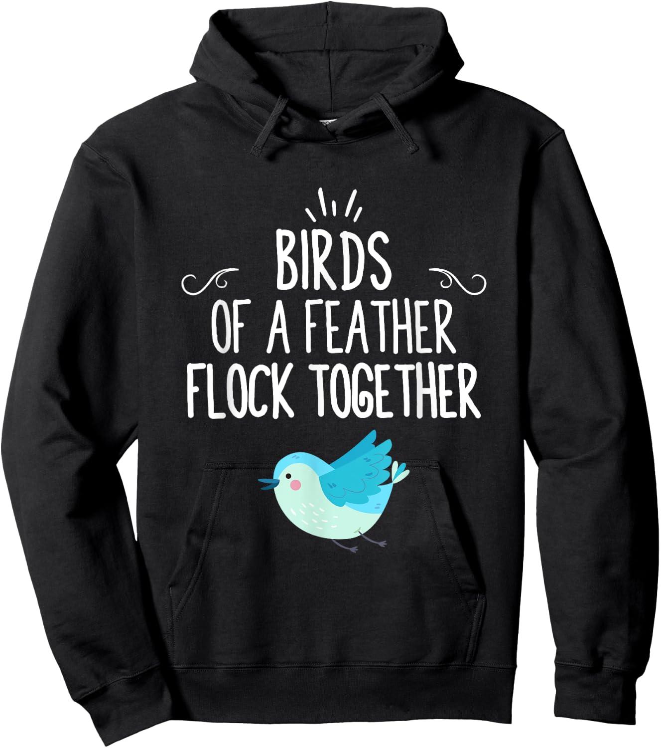 Birds Of A Feather Flock Together Hoodie - Hoodie | Black