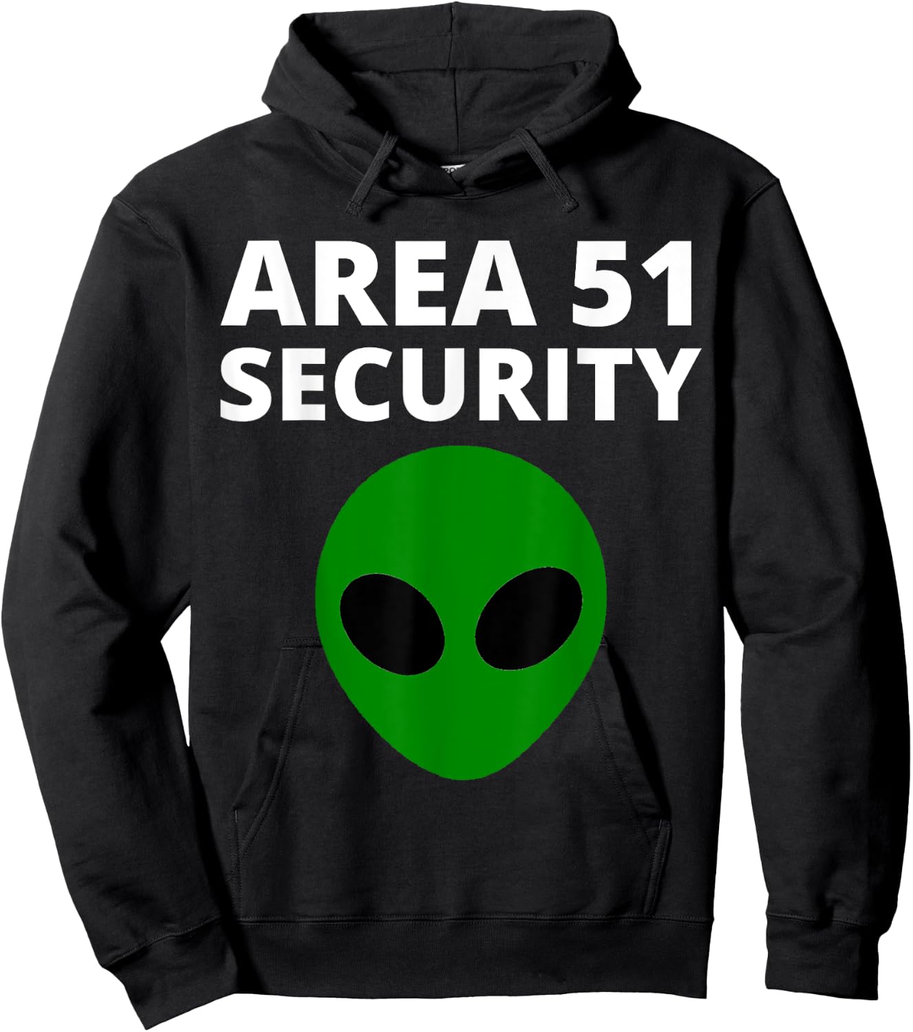 Area 51 Security - Funny Alien Hoodie - Hoodie | Black