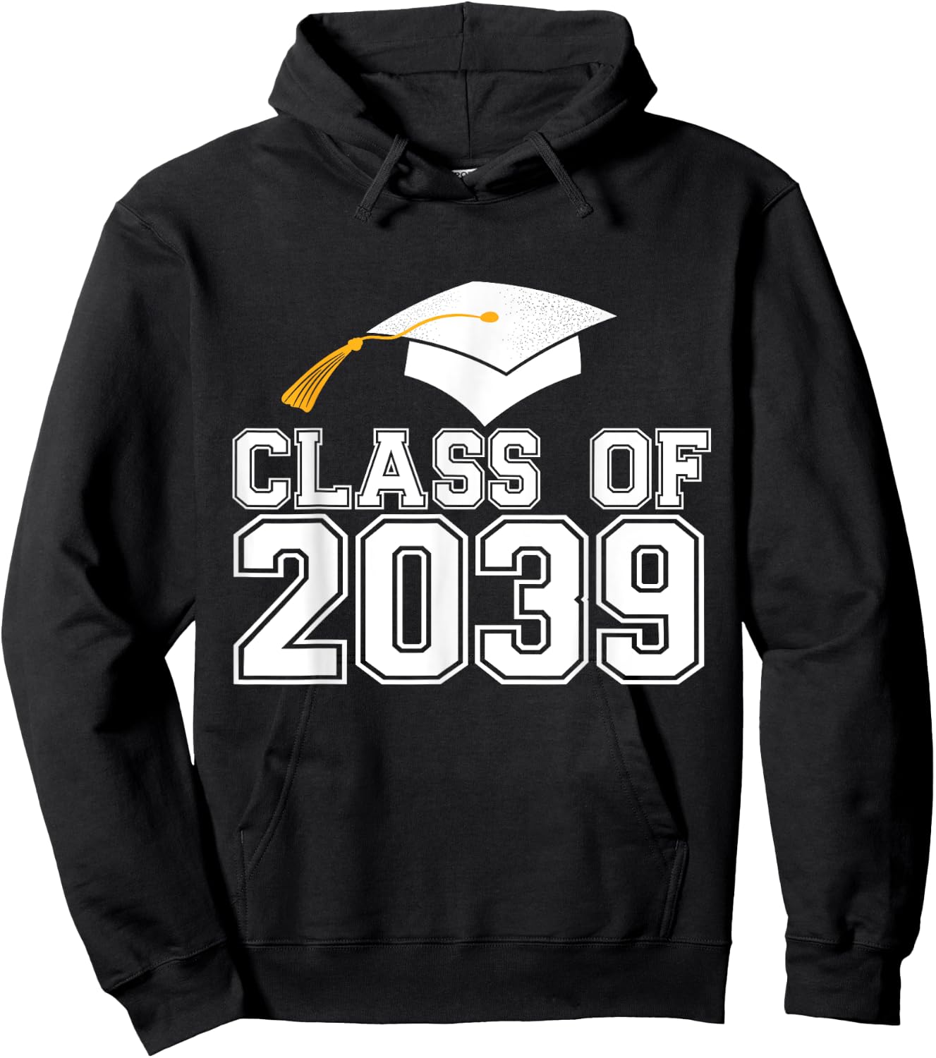 Class of 2039 Grow With Me First Day of School Graduation Hoodie - Hoodie | Black