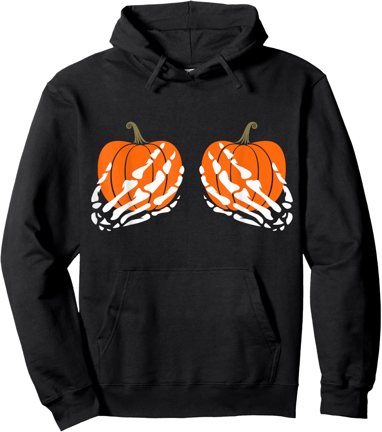 Halloween Funny Inappropriate Adult Humor Pumpkins Men Women Hoodie - Hoodie | Black