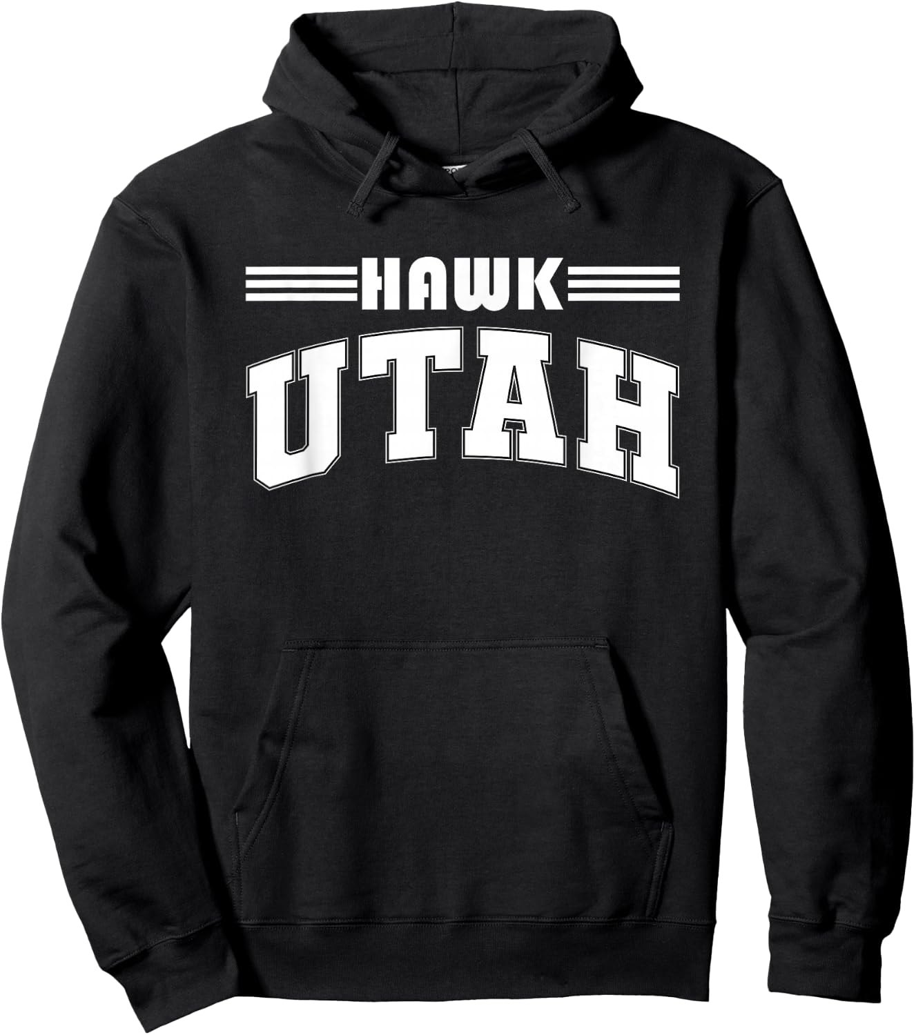 Hawk Utah Funny Hawk Utah Hoodie - Hoodie | Black