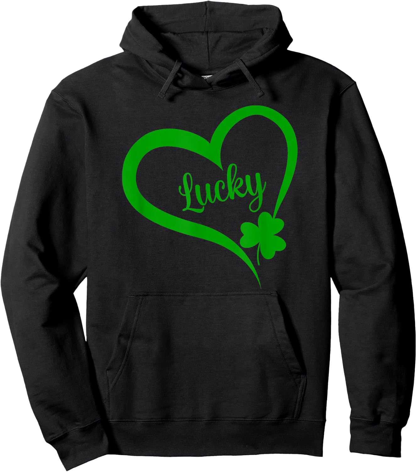 St Patricks Day LUCKY Women LUCKY Hoodie - Hoodie | Black