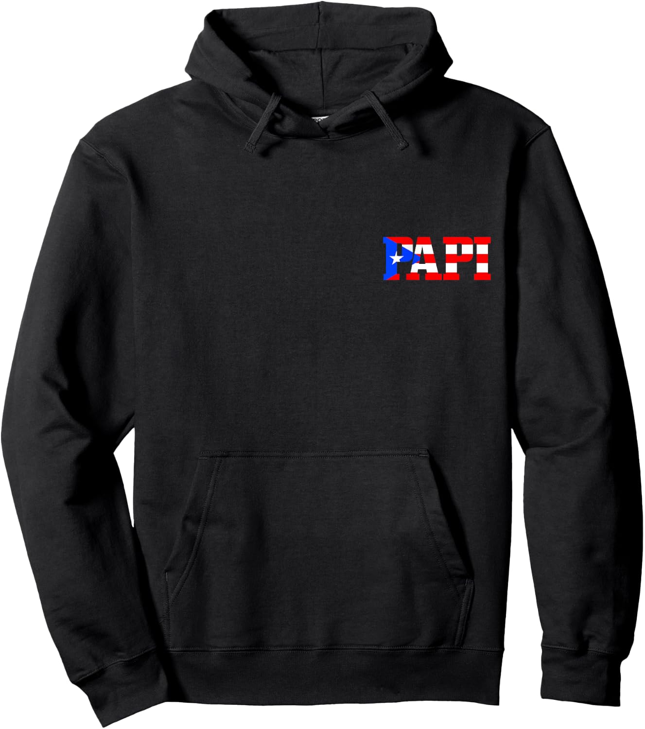 Papi Puerto Rican Dad Puerto Rico Pride Boricua Father's Day Hoodie - Hoodie | Black