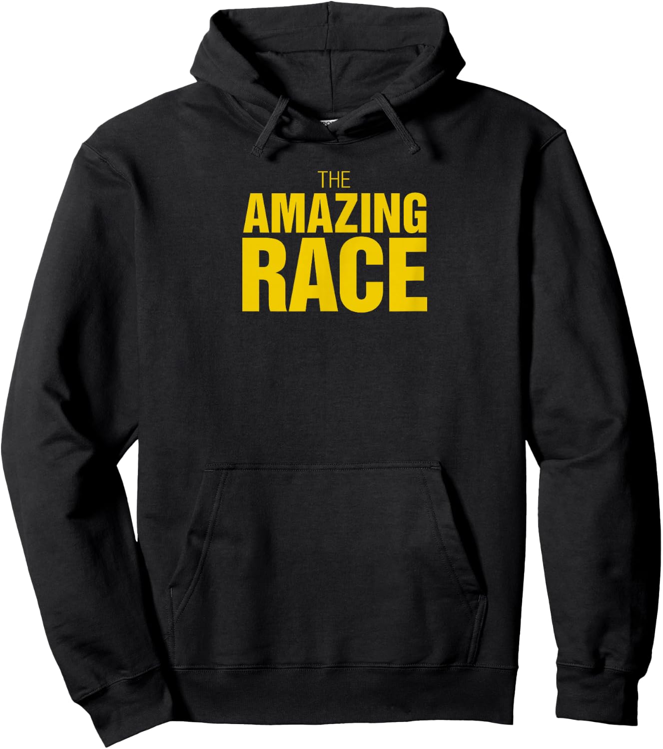 The Amazing Race Yellow Logo Hoodie - Hoodie | Black