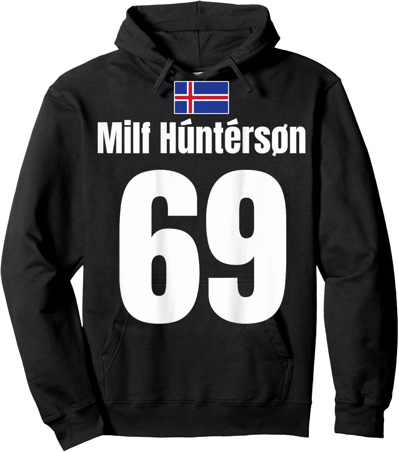 Island Sauf Jersey 69 | Mallorca Sauf Jersey, Milf Hunterson Hoodie - Hoodie | Black