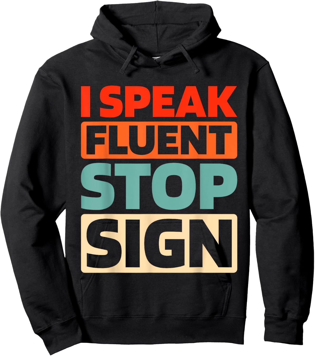 Retro Traffic Control - Pedestrian Vintage Crossing Guard Hoodie - Hoodie | Black