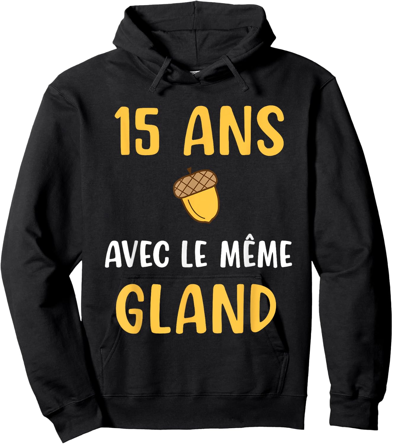 Wedding Anniversary Gift 15 Years Couple Humor Woman , Black, S Hoodie - Hoodie | Black