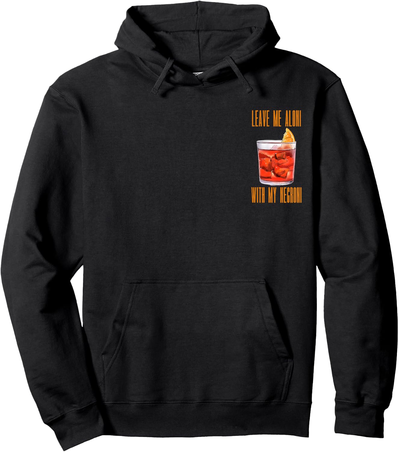 Leave me aloni with my ni I Classic Gin Cocktail Drink , black Hoodie - Hoodie | Black