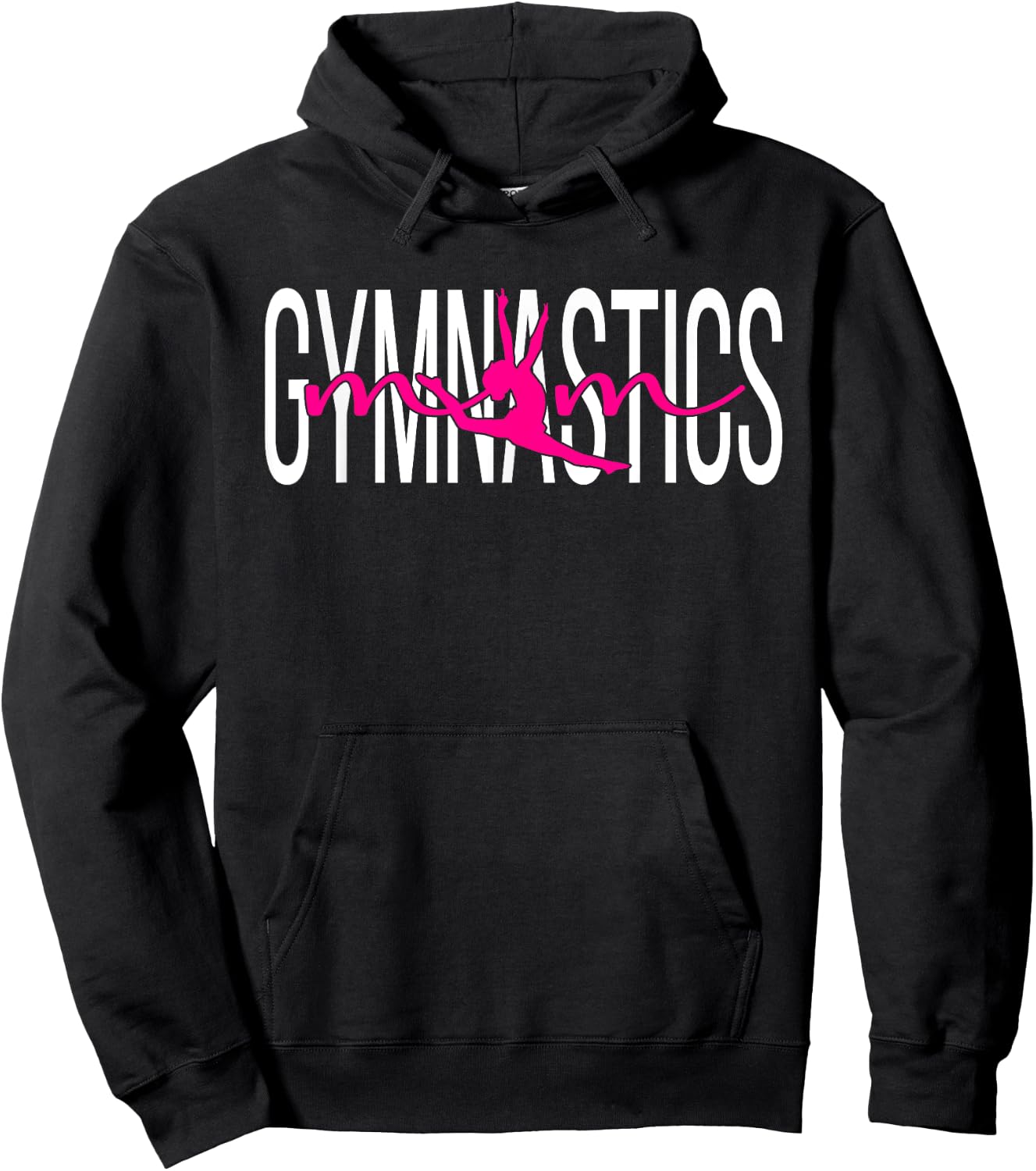 Gymnastics Mom Of A Gymnast Mama Gymnastics Mother Hoodie - Hoodie | Black
