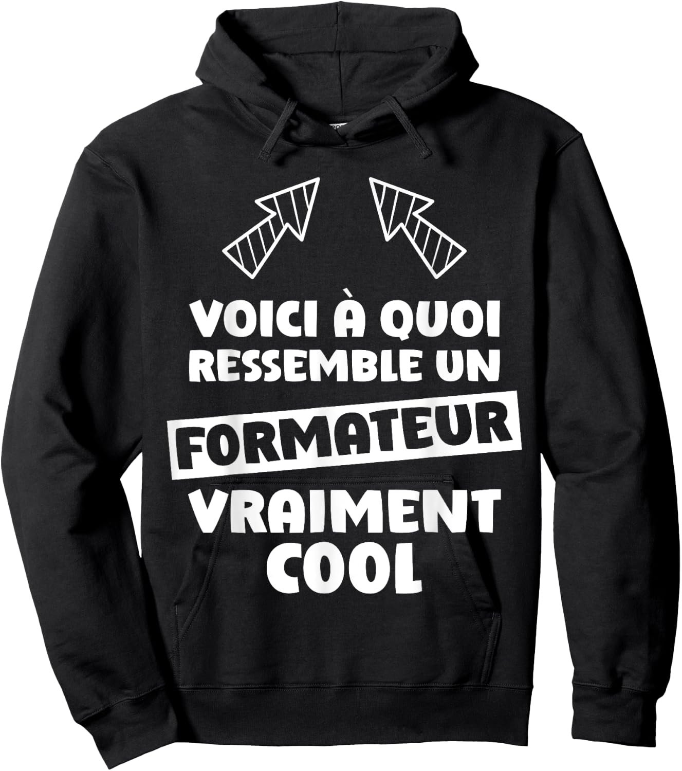 Trainer Cool Gift Fun Job Training Learning , Black, S Hoodie - Hoodie | Black