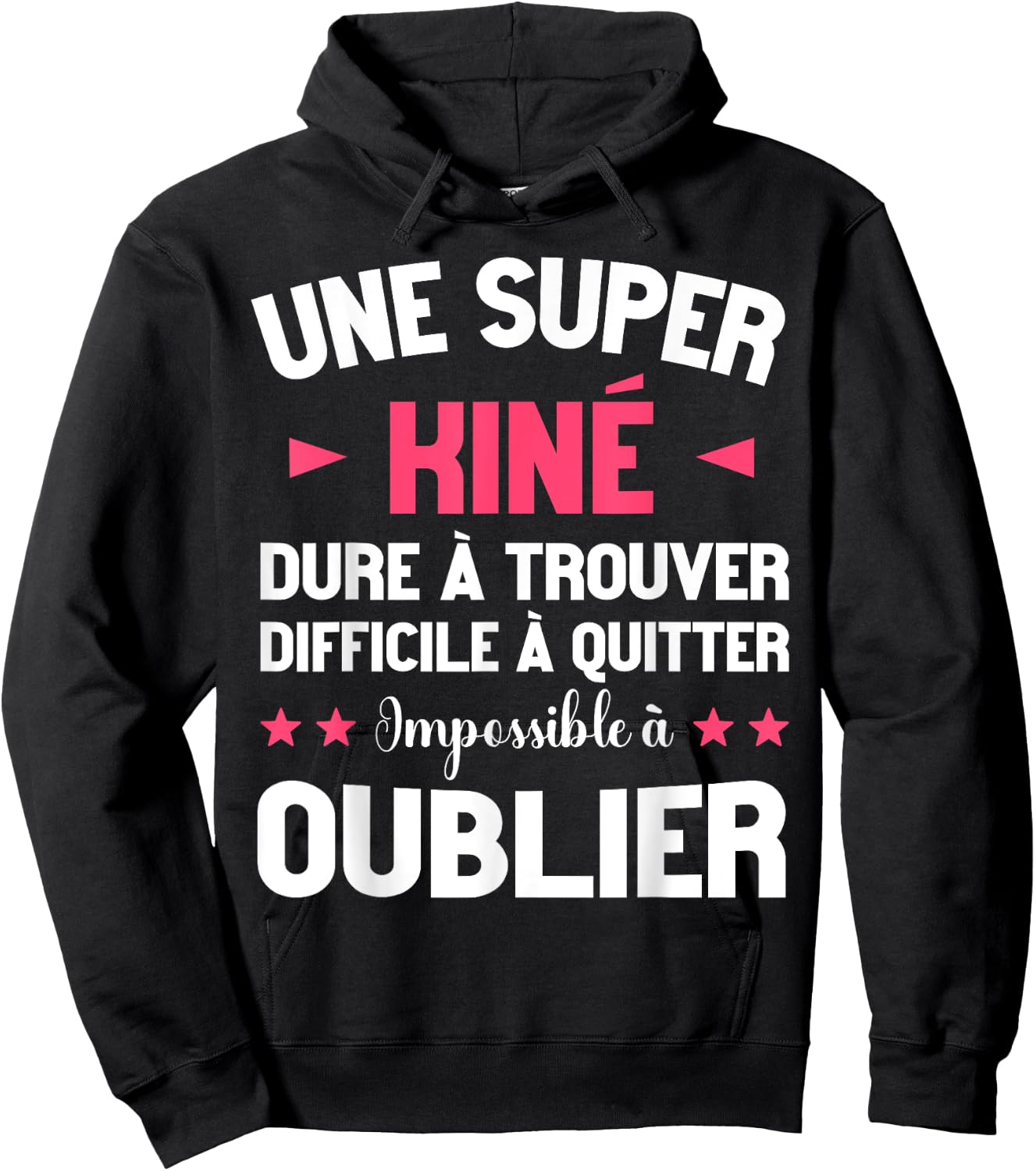 Funny Kinesitherapist Super Kiné Occupation Care Hoodie - Hoodie | Black
