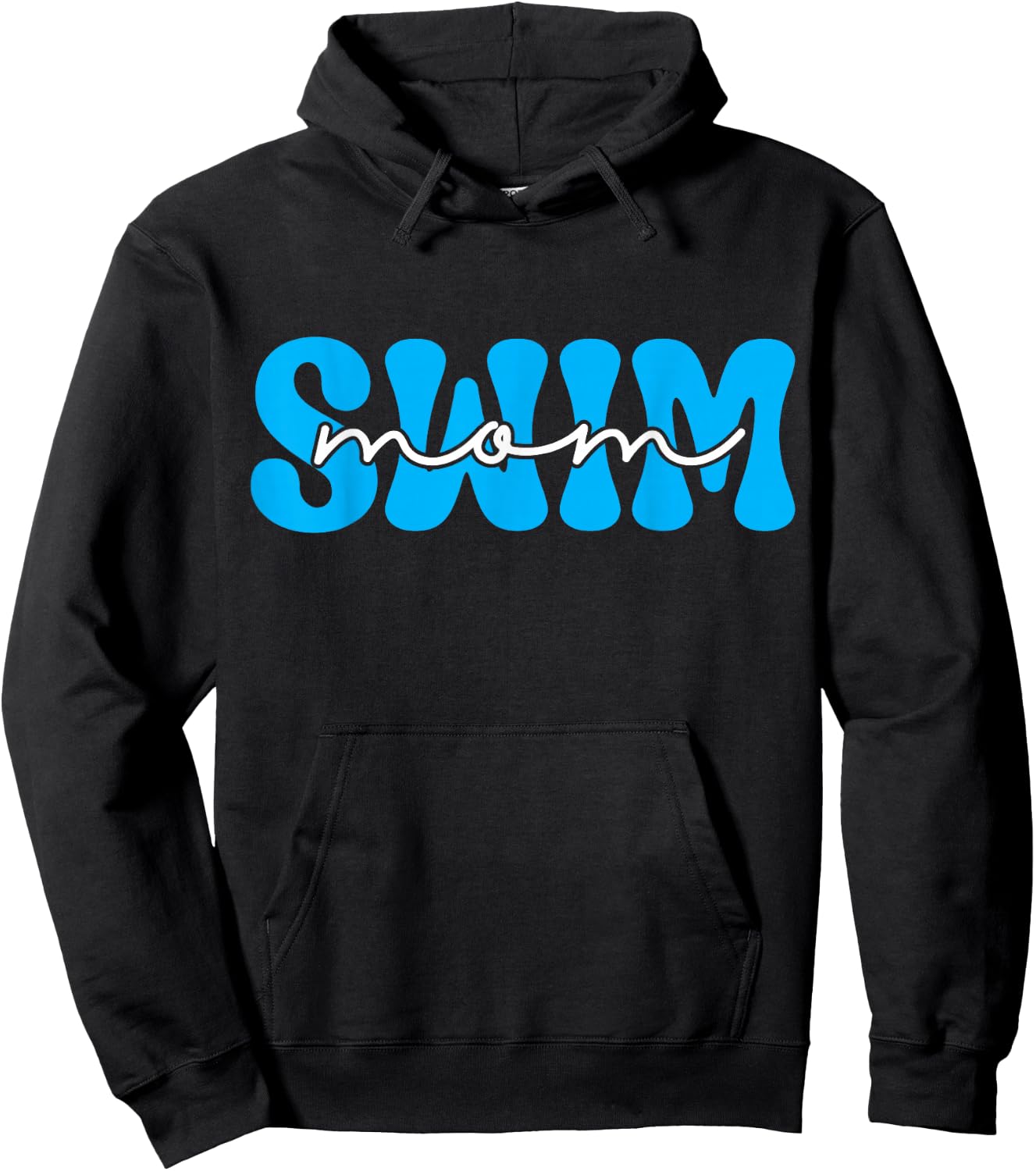 Swim Mom Swimmer Mom Swimming Mother Swim Mama Hoodie - Hoodie | Black