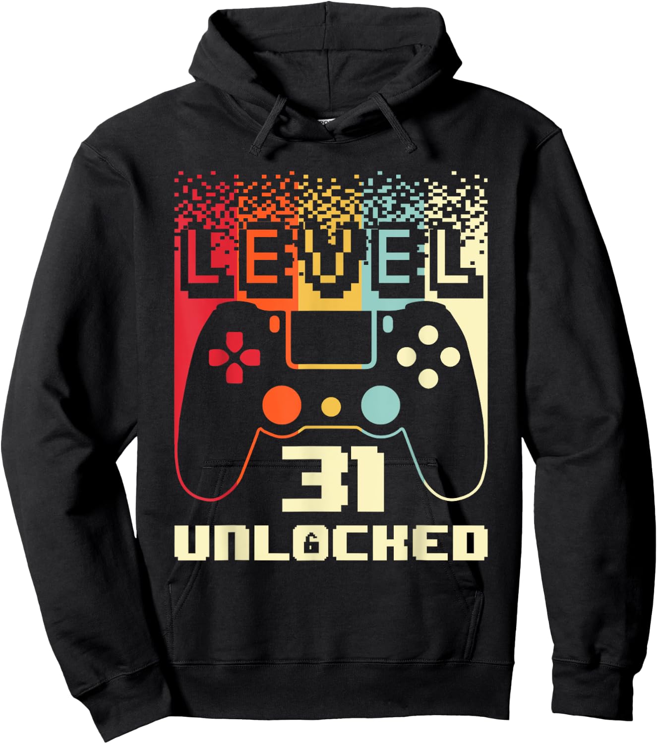31st Birthday Level 31 Unlocked Gamer 31 Year Old Hoodie - Hoodie | Black