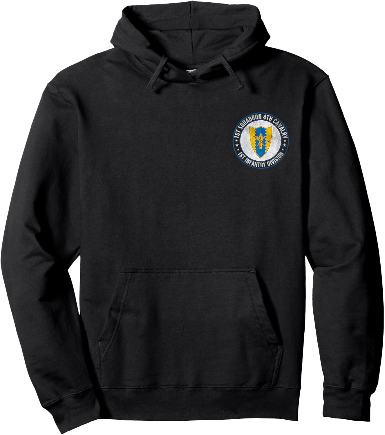1st Squadron 4th Cavalry 1st Infantry Division Veterans Day Hoodie - Hoodie | Black