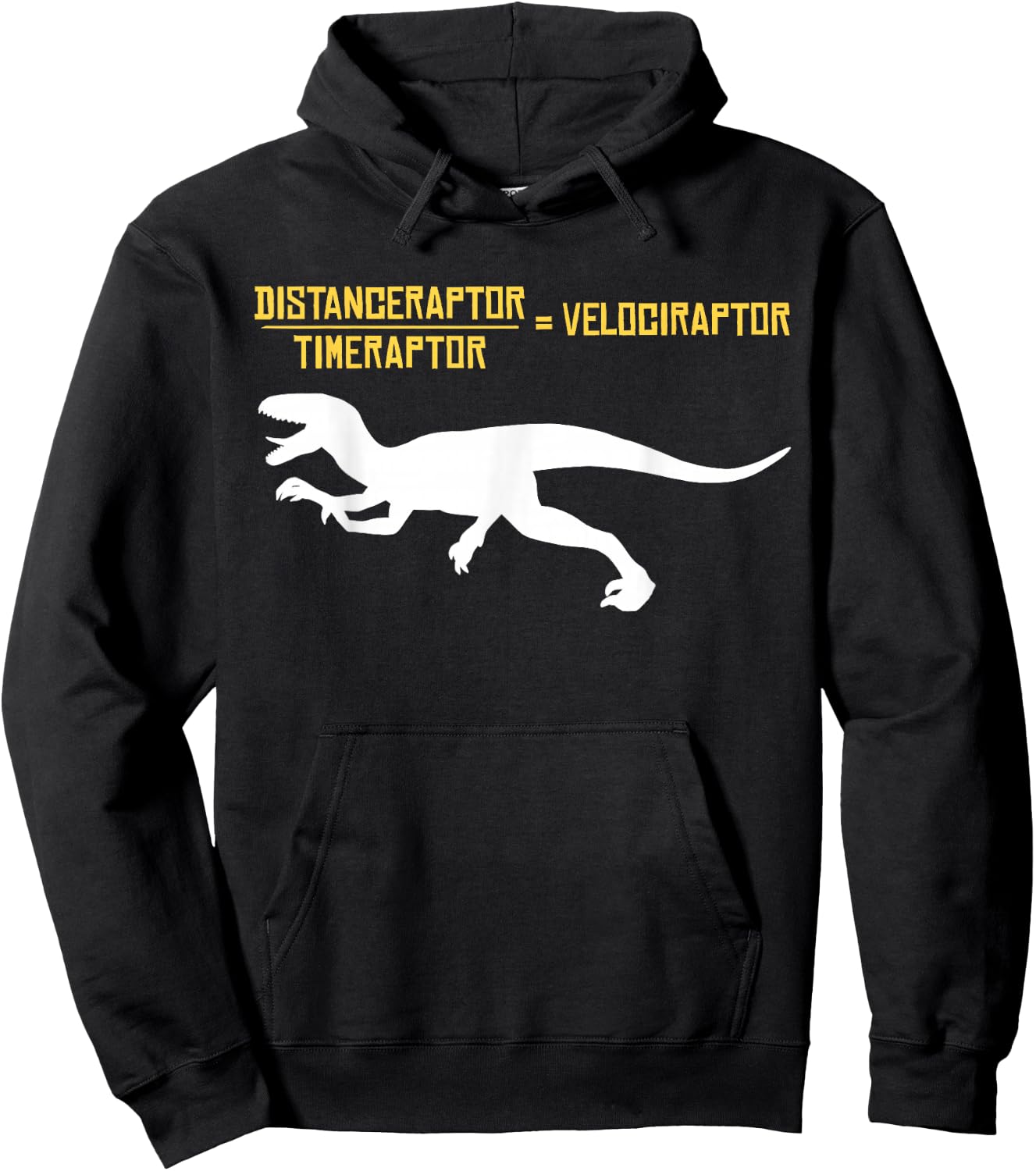 Physics Velociraptor Hoodie - Hoodie | Black