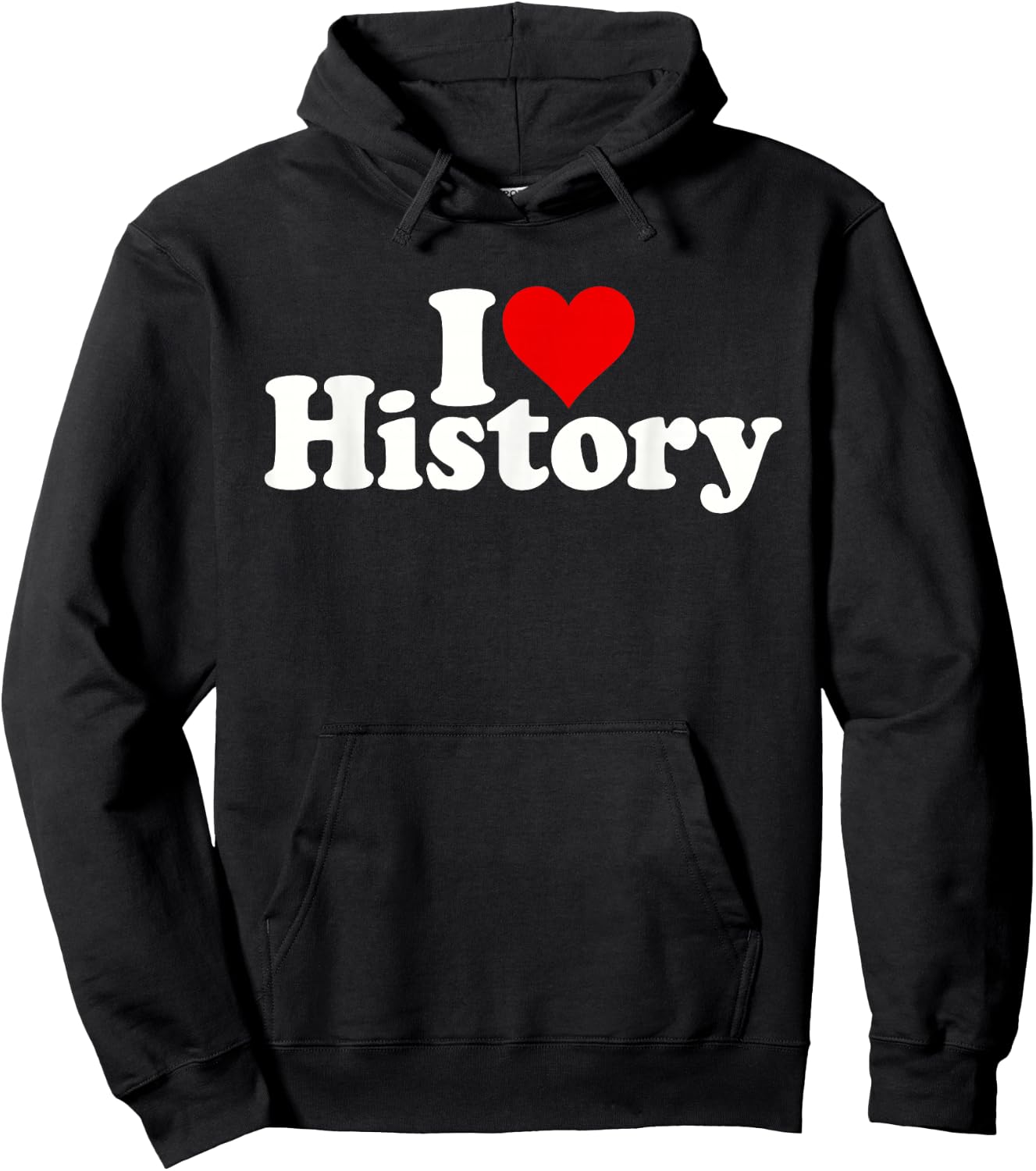 I Love Heart History Hoodie - Hoodie | Black