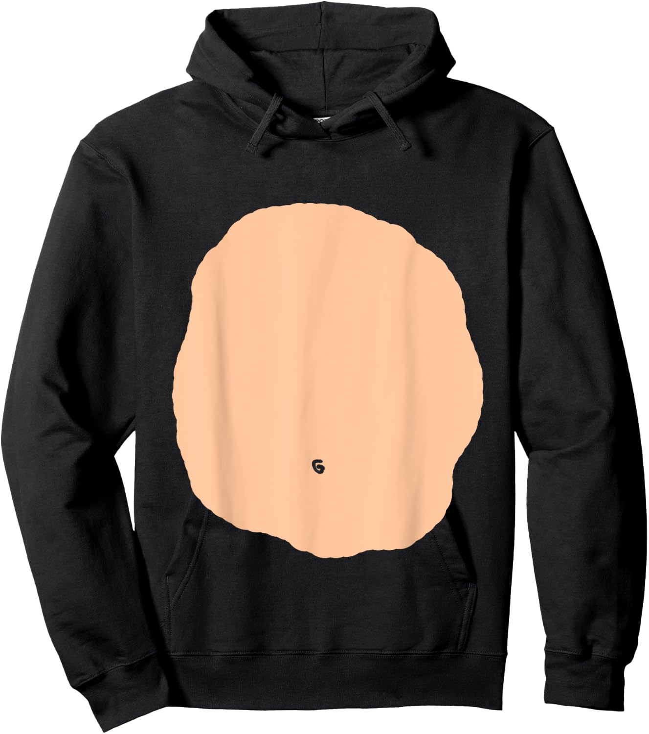 Monkey Belly Monkey Halloween Costume Monkey Chest Hoodie - Hoodie | Black