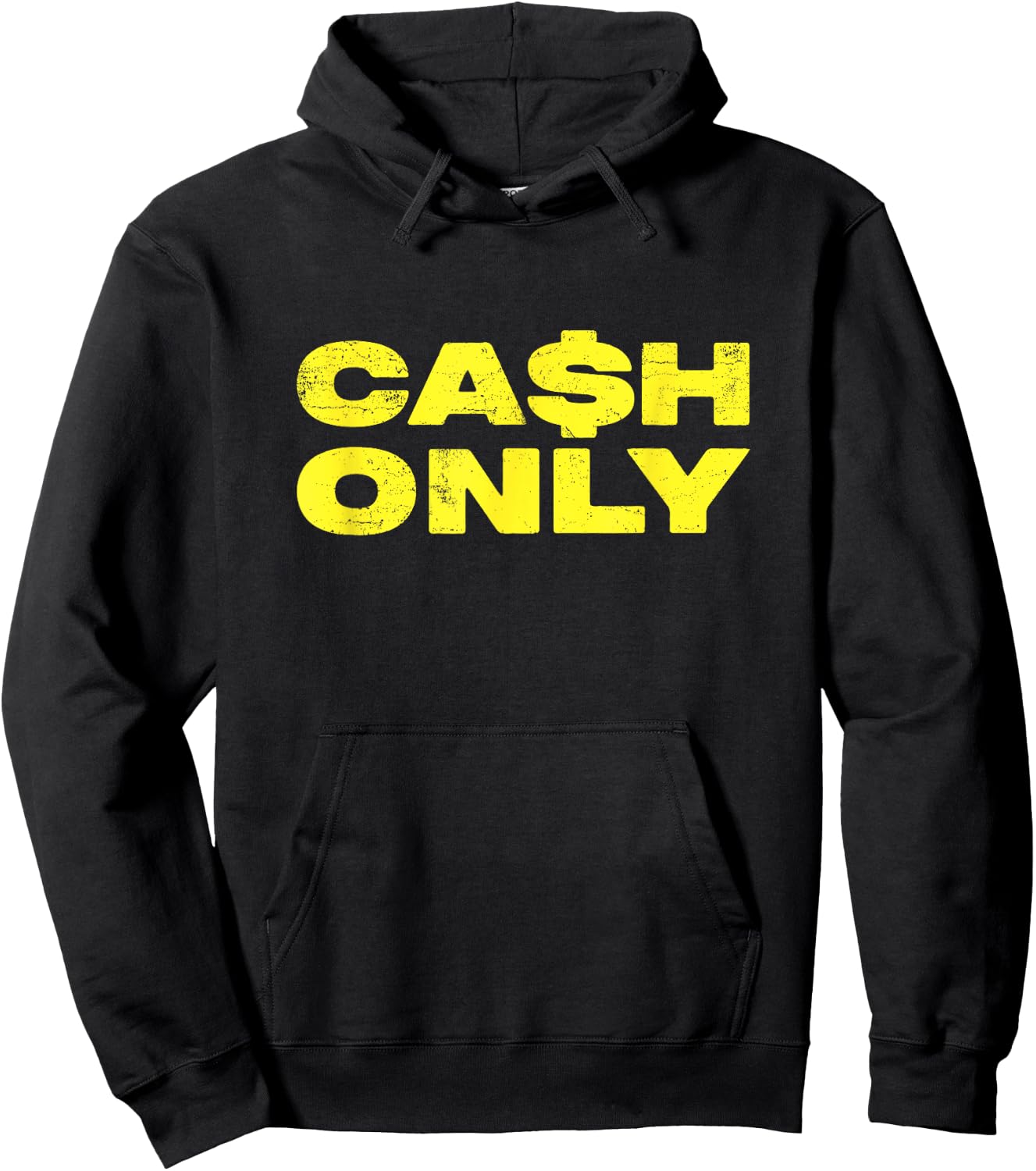 Cash Only Hoodie - Hoodie | Black