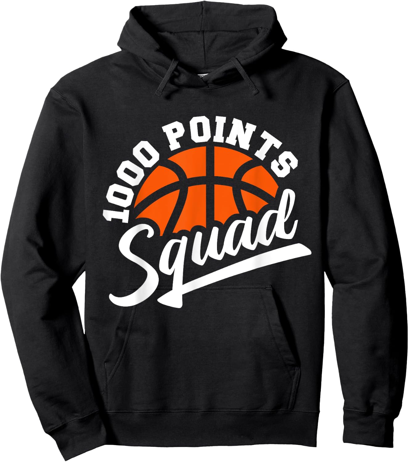 1000 Points Basketball Scorer Squad Basketball Player Hoodie - Hoodie | Black