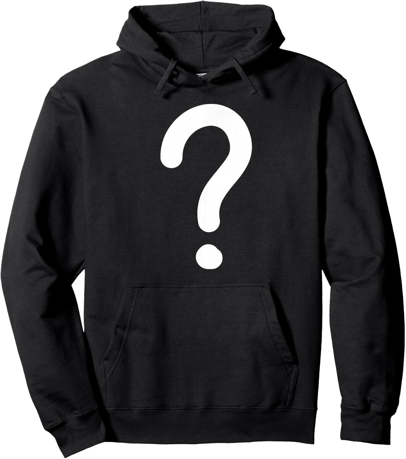 Question Mark, Funny, Joke, Sarcastic, Family Hoodie - Hoodie | Black
