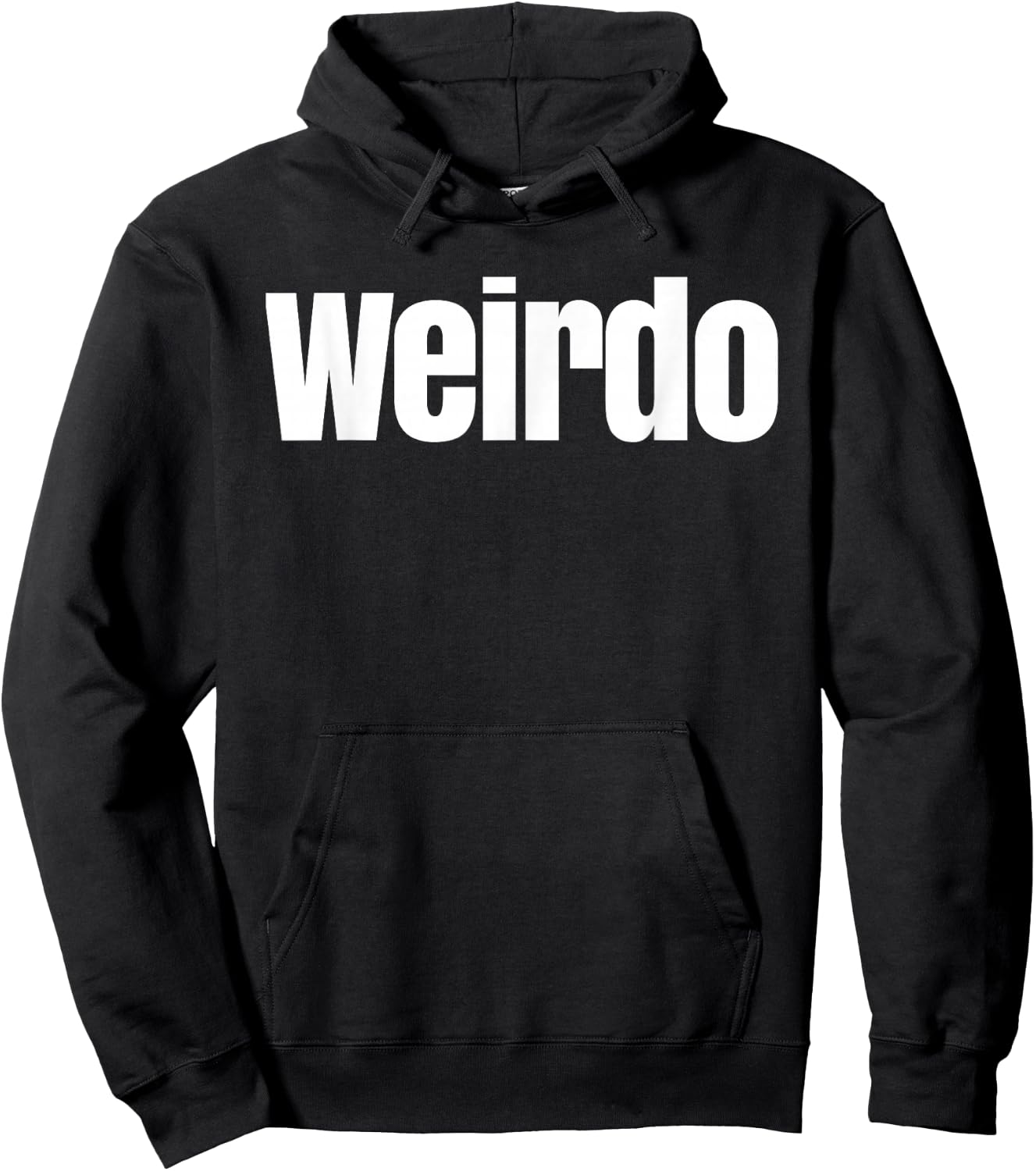 That Says Weirdo Shirt - A Design That Says Weirdo Hoodie - Hoodie | Black
