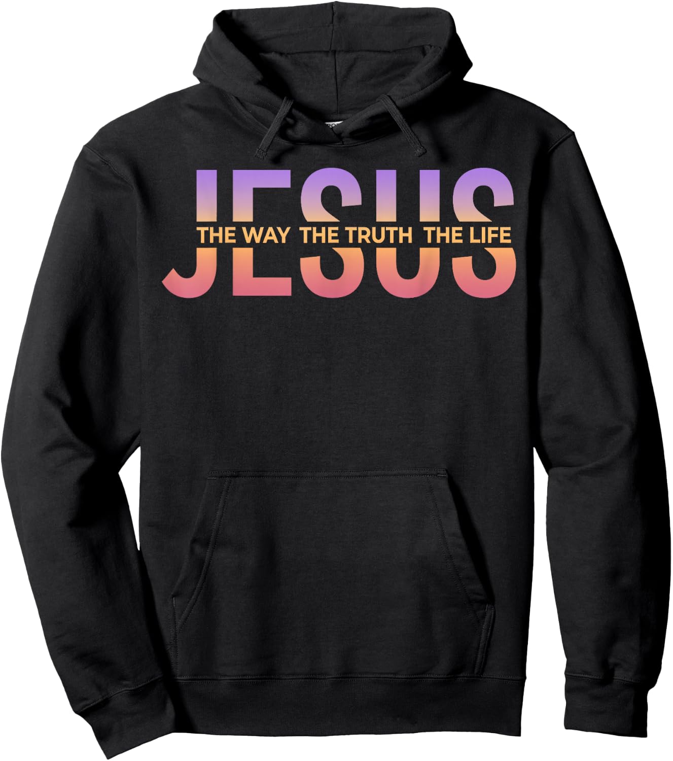 Jésus Chrétien Croyant Religieux Foi Bible Verse Église Hoodie - Hoodie | Black