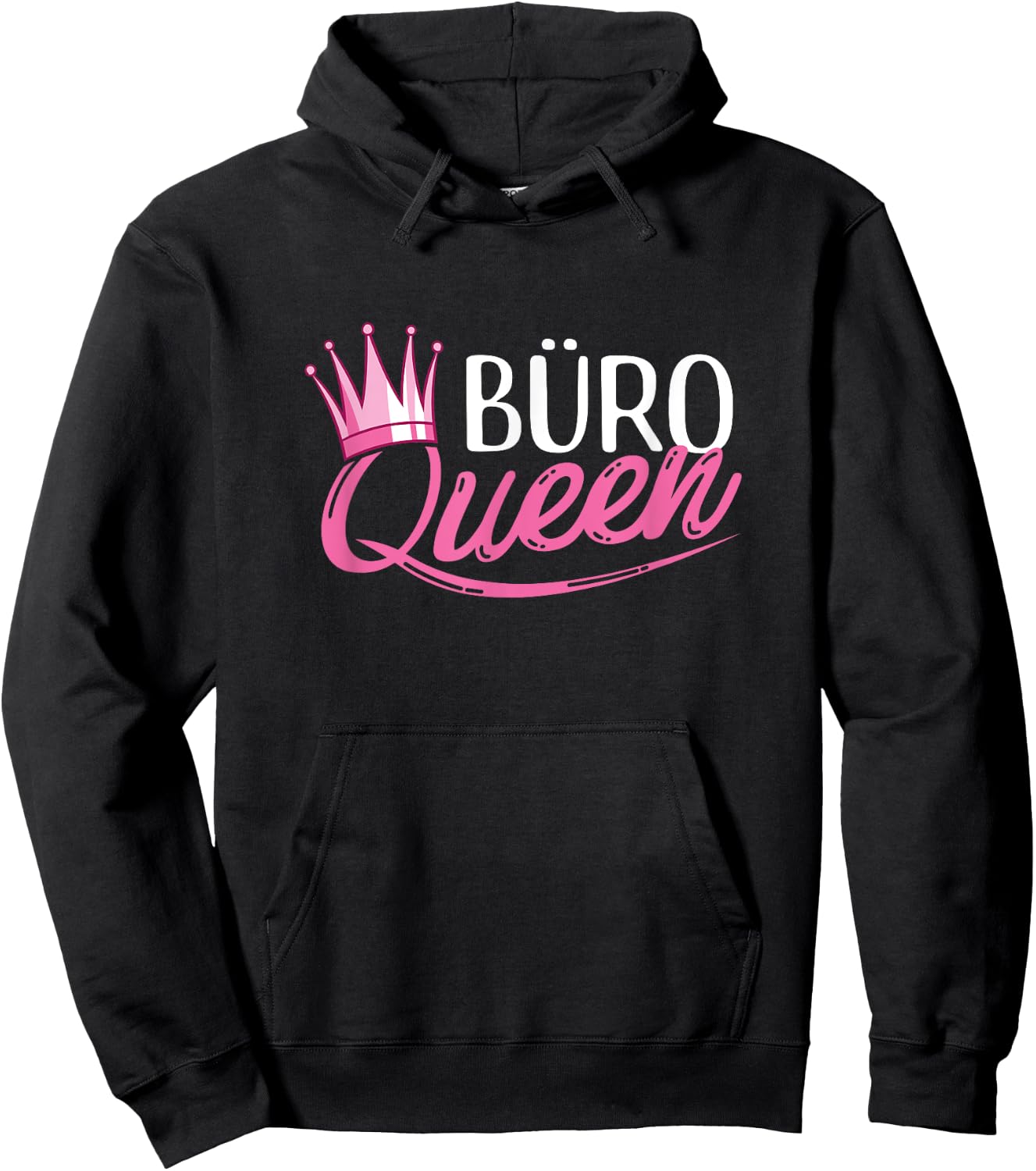 Office Queen Queen Office Catcher Woman Secretary , black Hoodie - Hoodie | Black