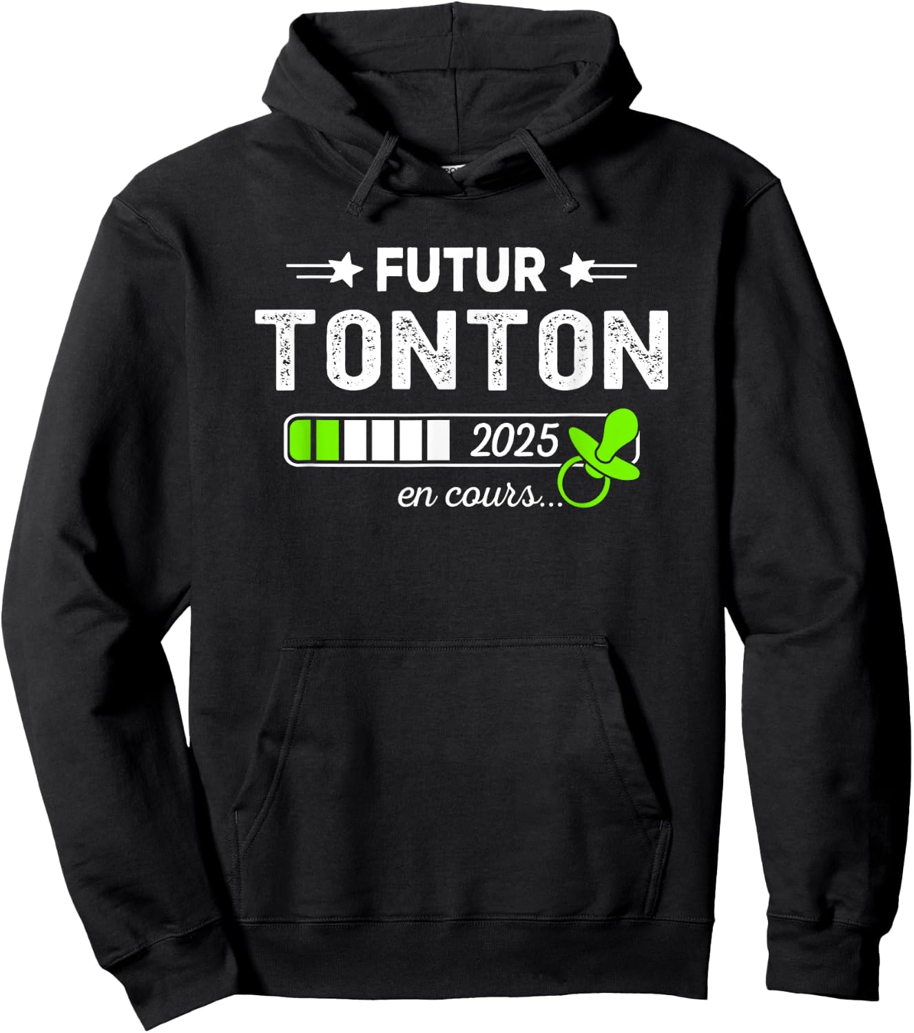 Coming Soon Uncle Going Pregnancy Announcement Future Tonton 2025 Hoodie - Hoodie | Black