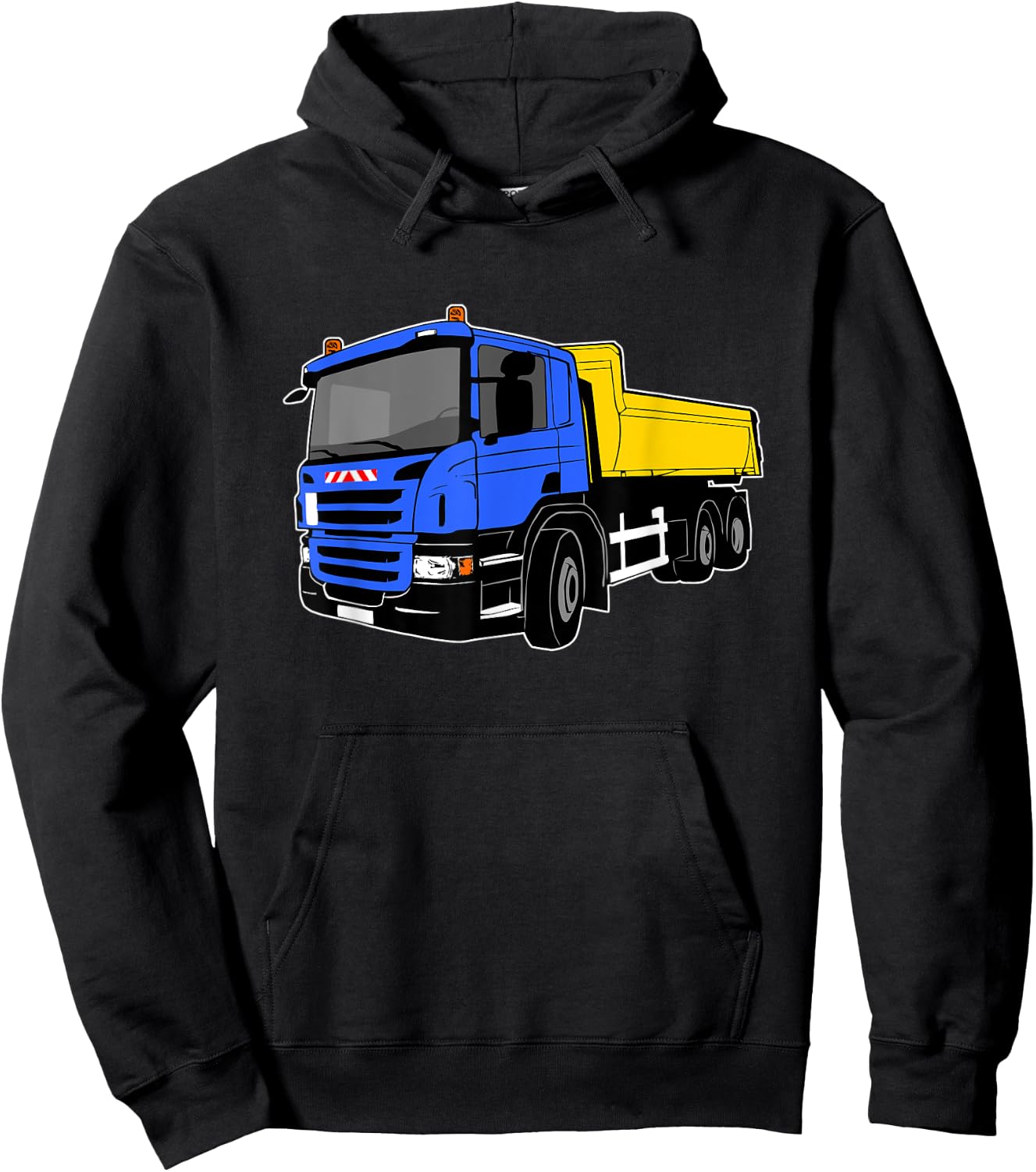 Dump truck - construction vehicle Hoodie - Hoodie | Black