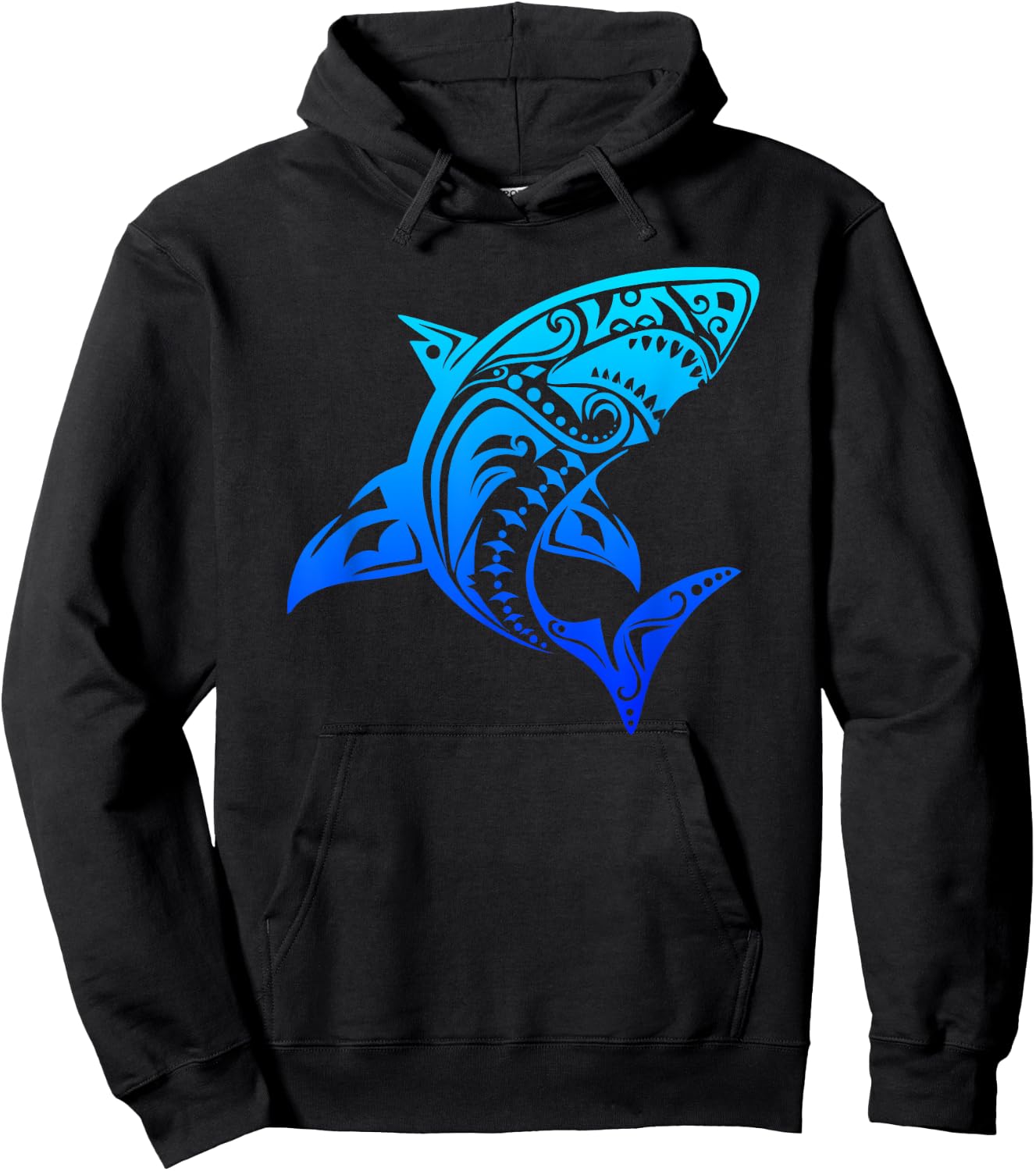 Shark Vintage Retro Throwback Vacation Hoodie - Hoodie | Black