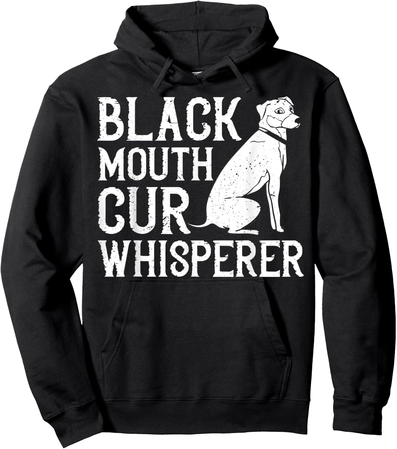Black Mouth Cur Dog Puppies Owner Training Hoodie - Hoodie | Black