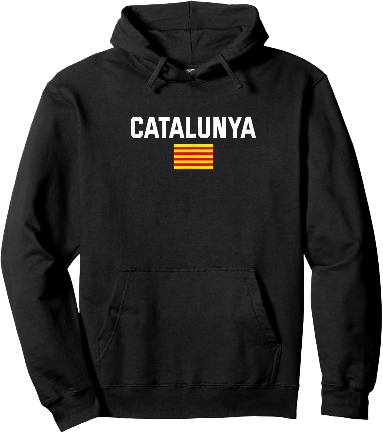 Catalonia Flag Hoodie - Hoodie | Black