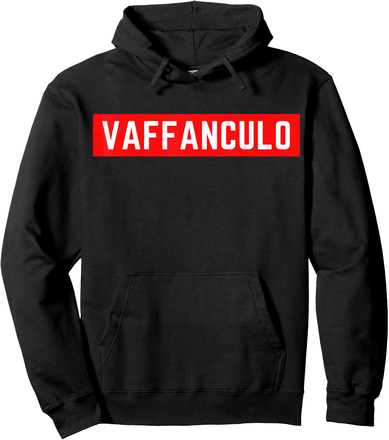 Vaffanculo , black Hoodie - Hoodie | Black