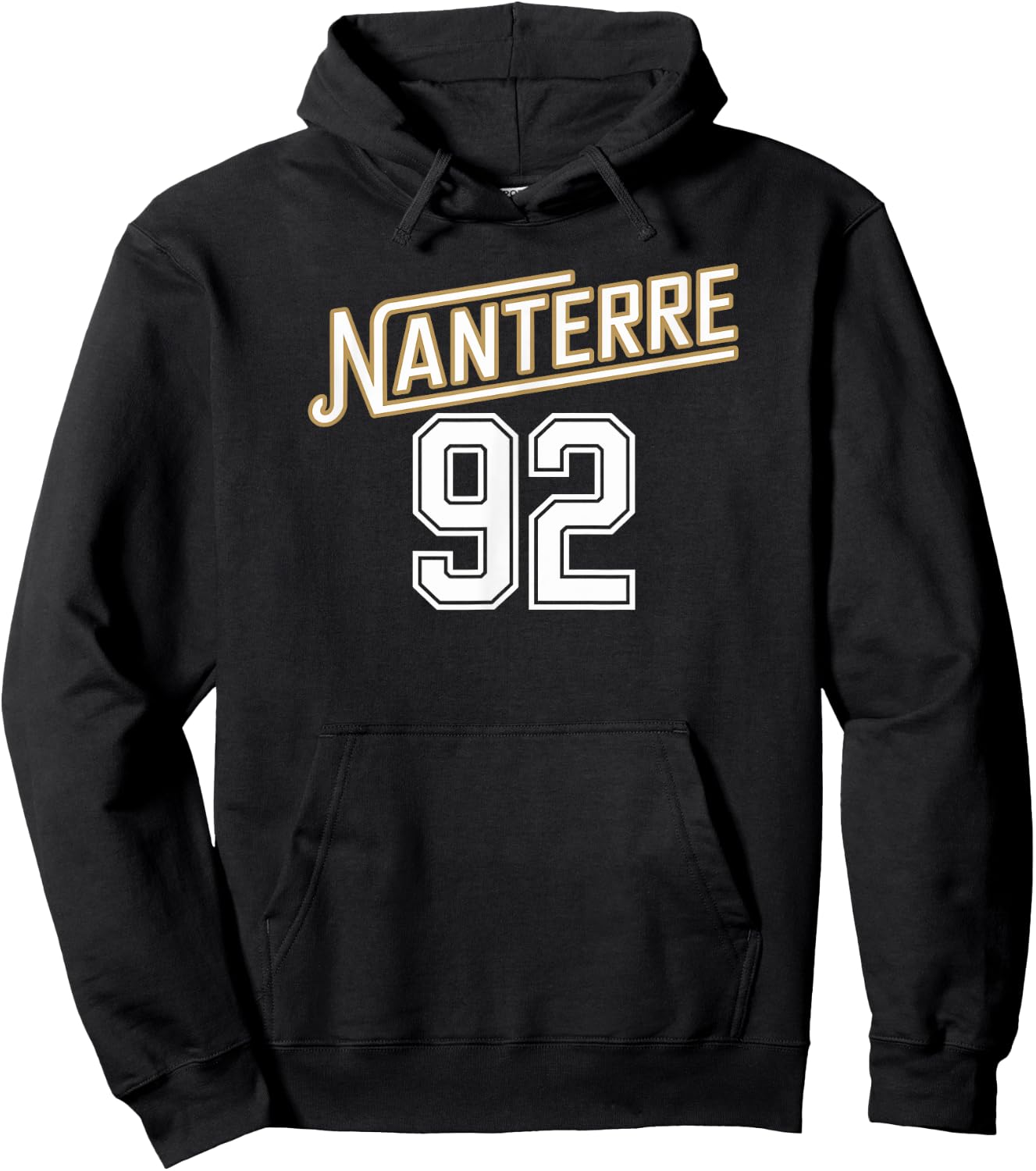 Nanterre 92 , Black, S Hoodie - Hoodie | Black
