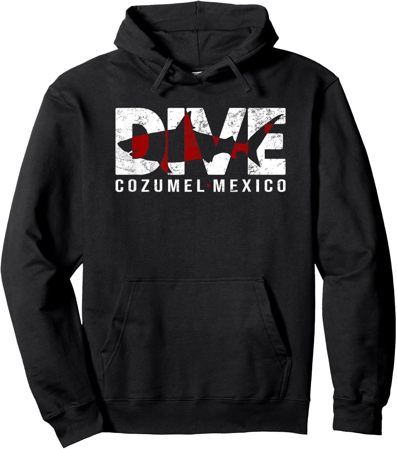 DIVE Cozumel Mexico SCUBA DIVING Diver Hoodie - Hoodie | Black