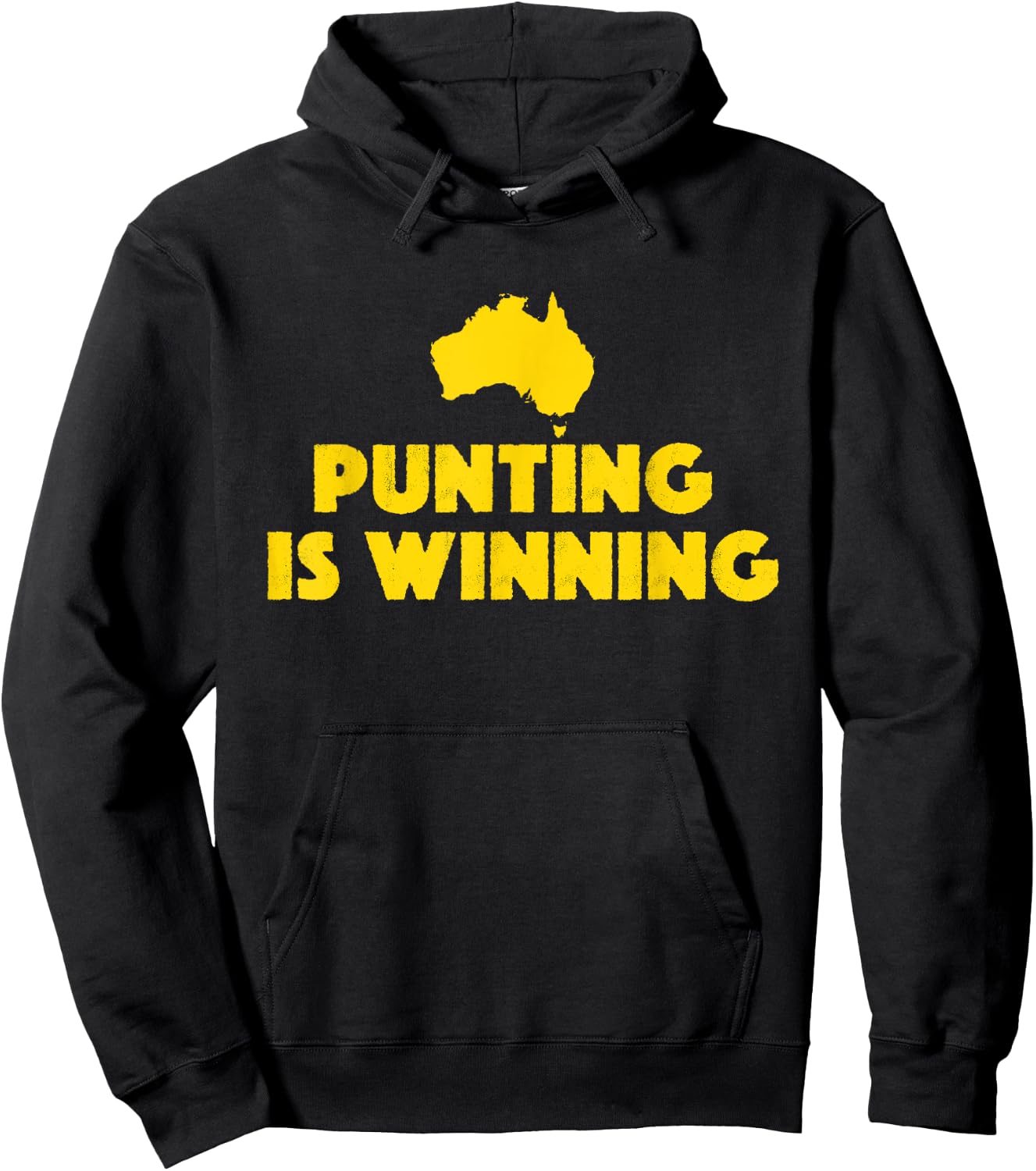 Punting Is Winning Hoodie - Hoodie | Black