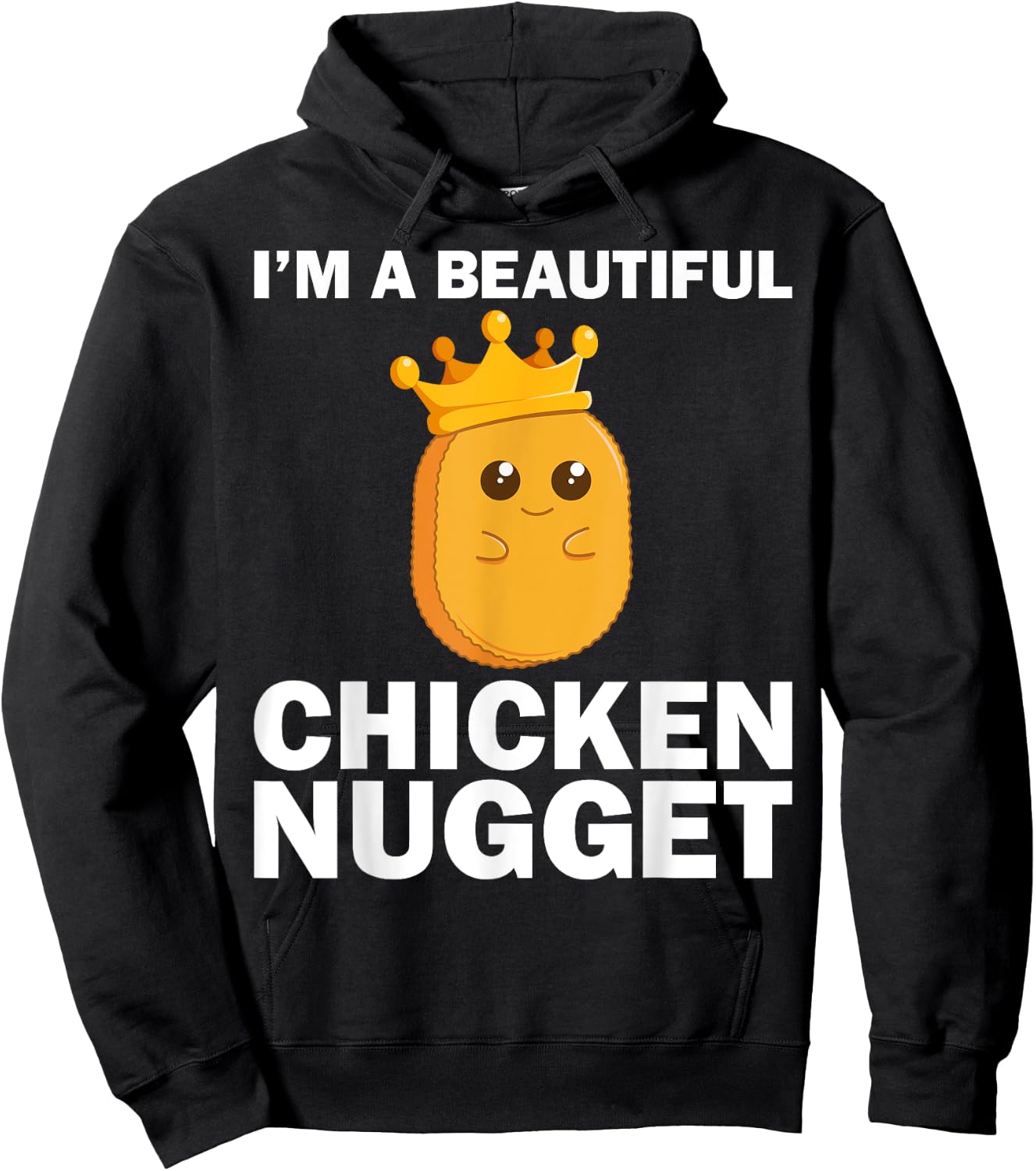 Funny Chicken Nugget Women Nug Life Chicken Lover Hoodie - Hoodie | Black