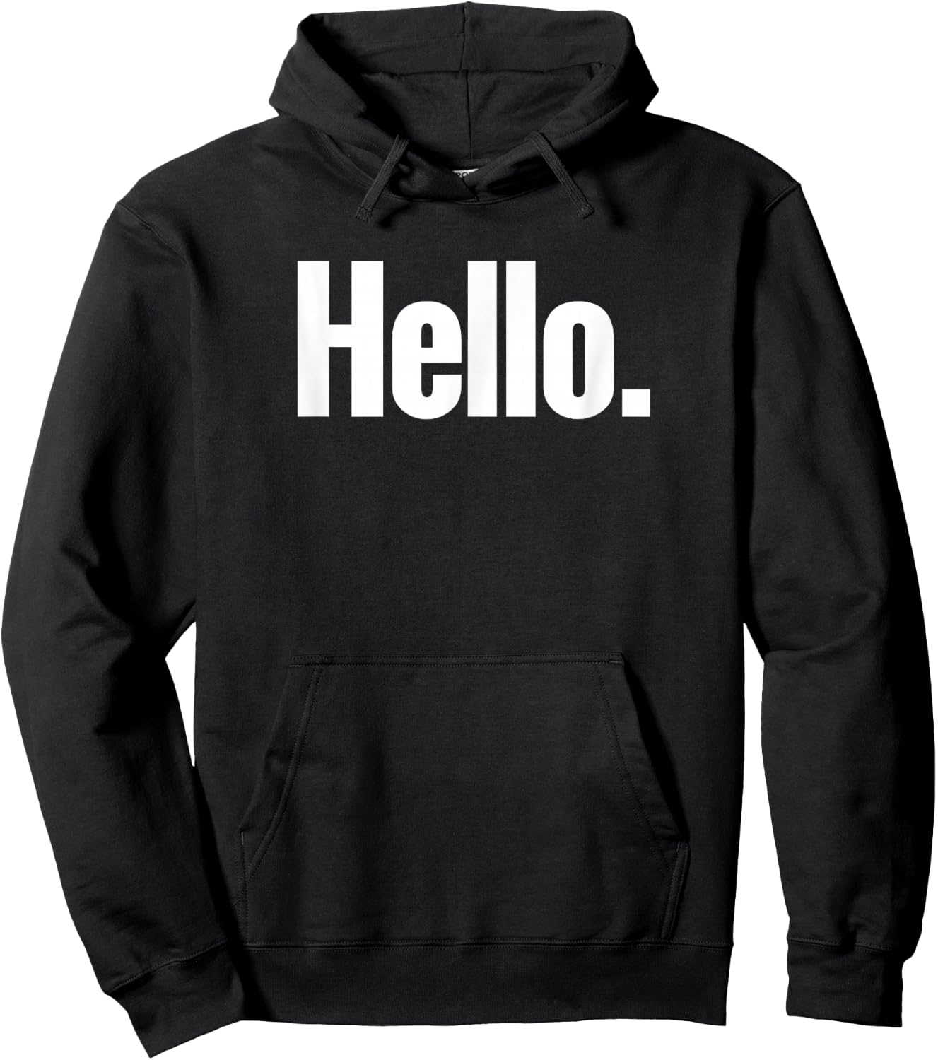 That Says Hello Shirt - A Design That Says Hello Hoodie - Hoodie | Black