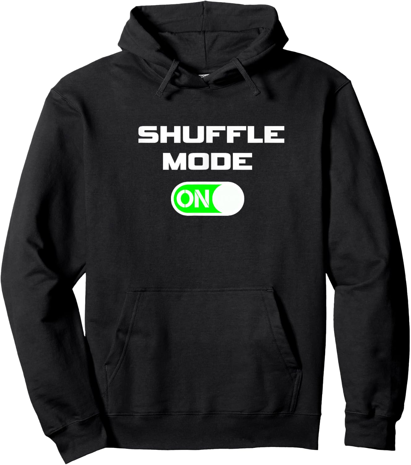 Shuffle Mode ON Hoodie - Hoodie | Black