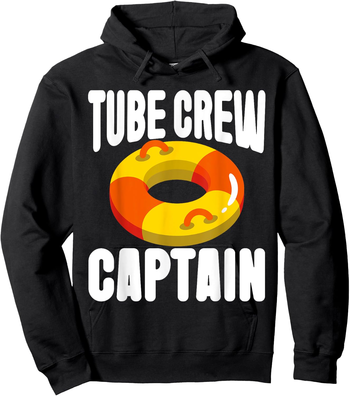 Tube Crew Captain River Tubing Hoodie - Hoodie | Black