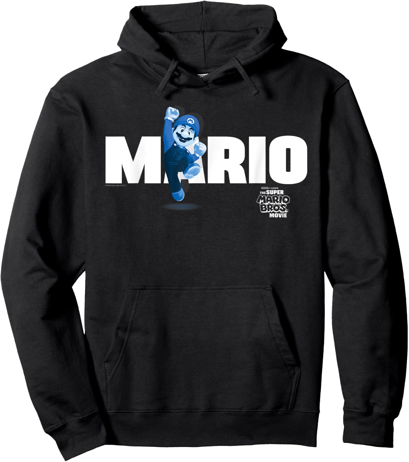 The Super Mario Bros. Movie Mario Banner Hoodie - Hoodie | Black