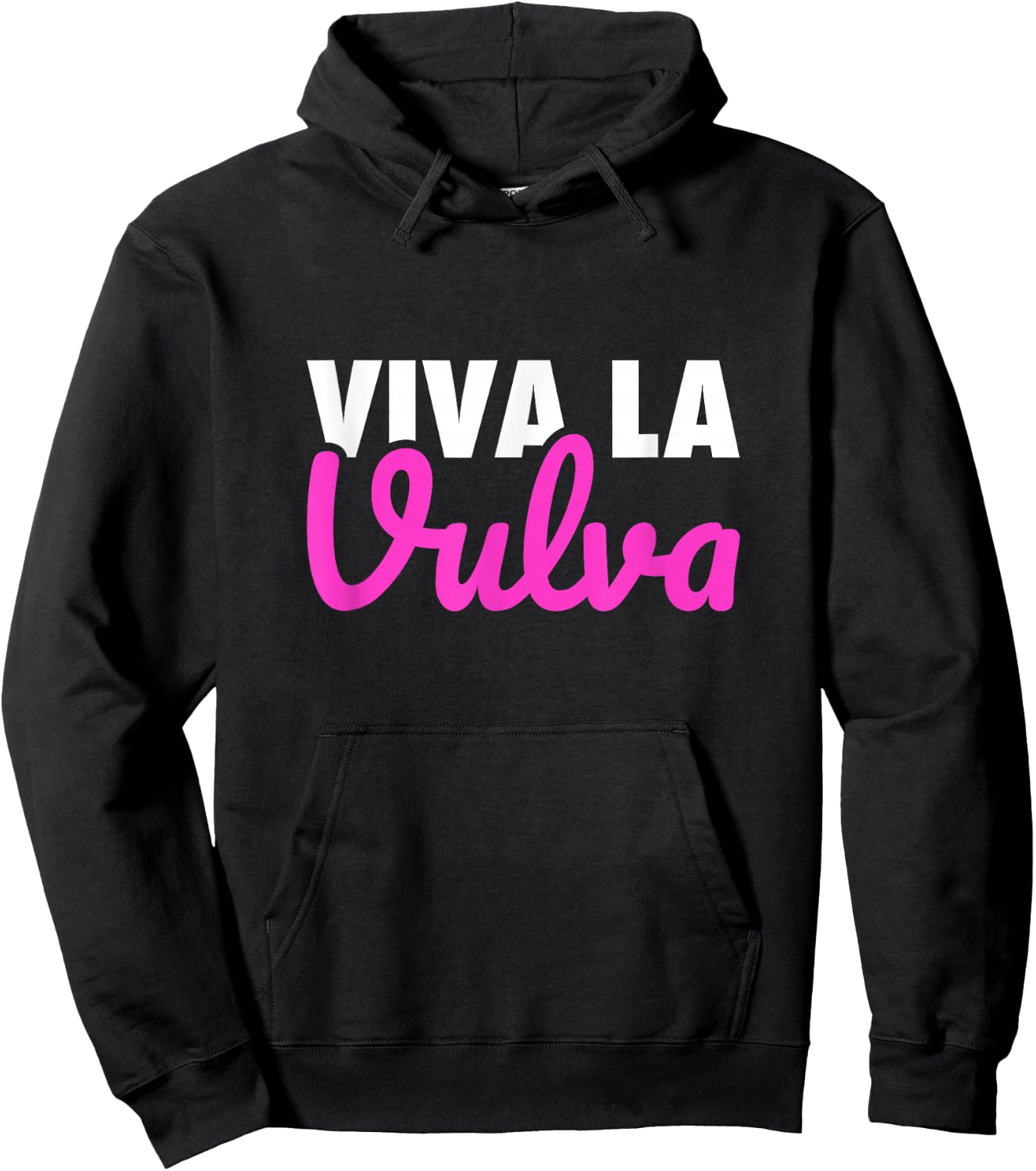 Viva La Vulva Statement Pride March Hoodie - Hoodie | Black