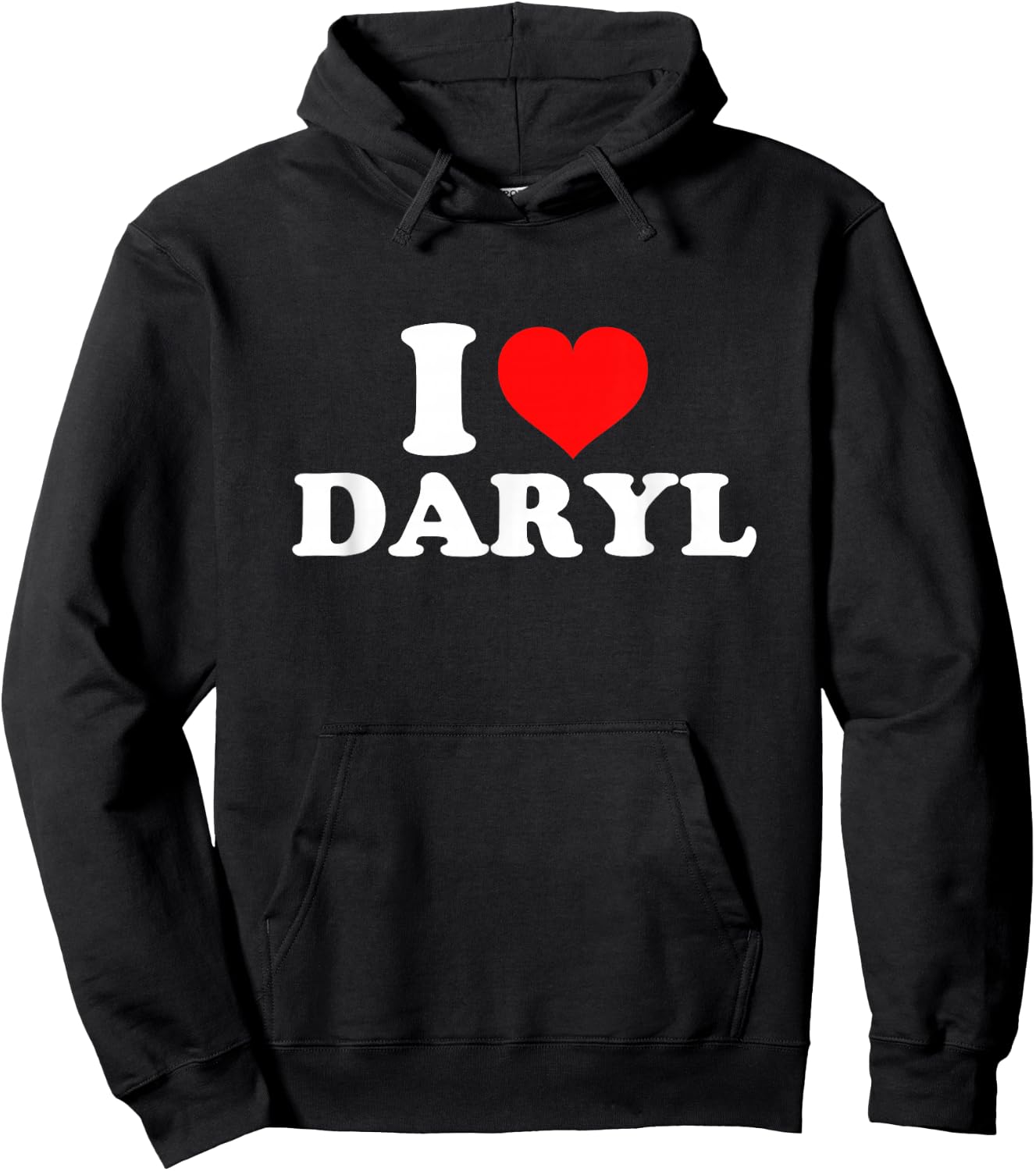 I Love Daryl Hoodie - Hoodie | Black