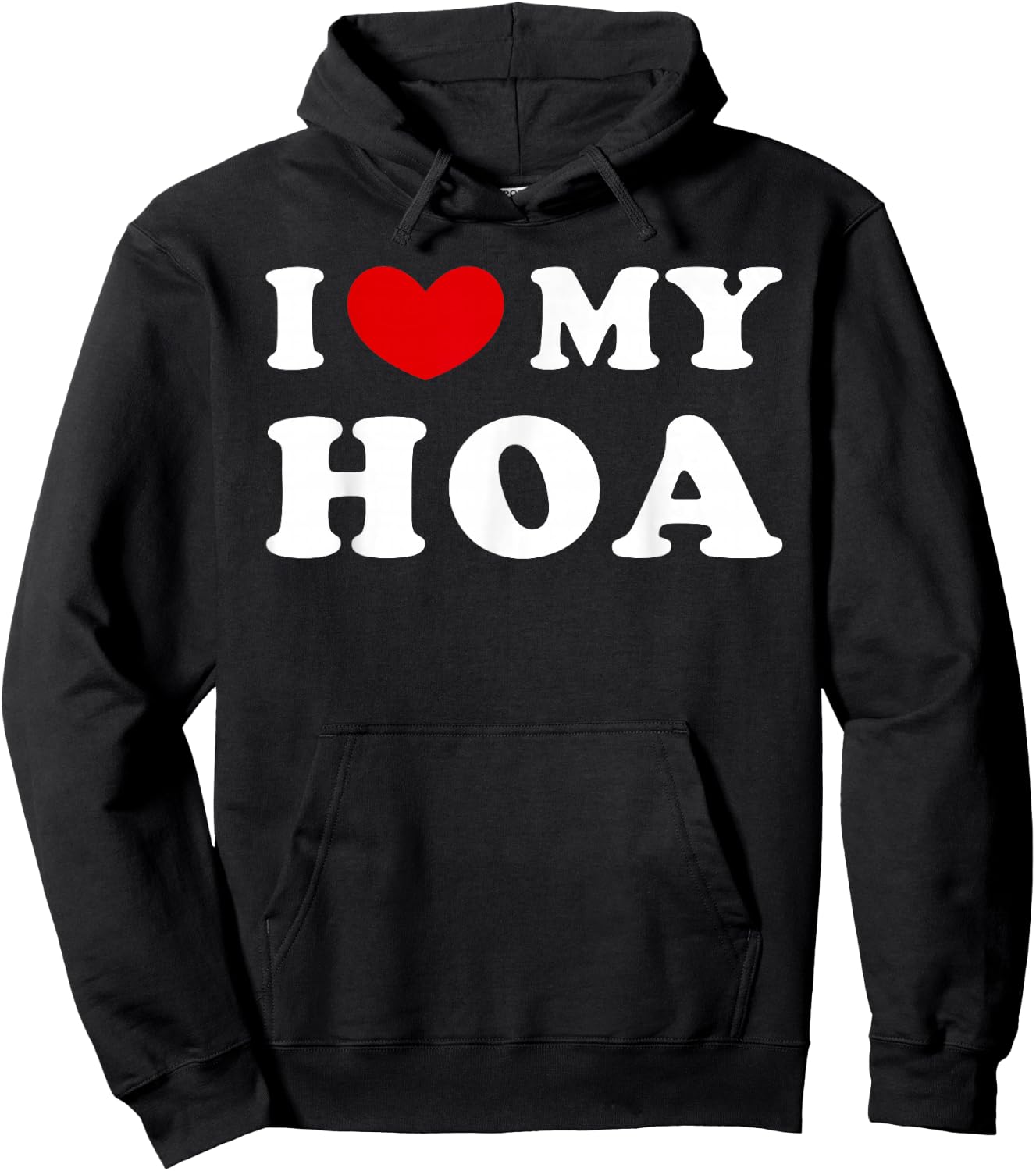 I Love My Hoa, I Love My Hoa Hoodie - Hoodie | Black