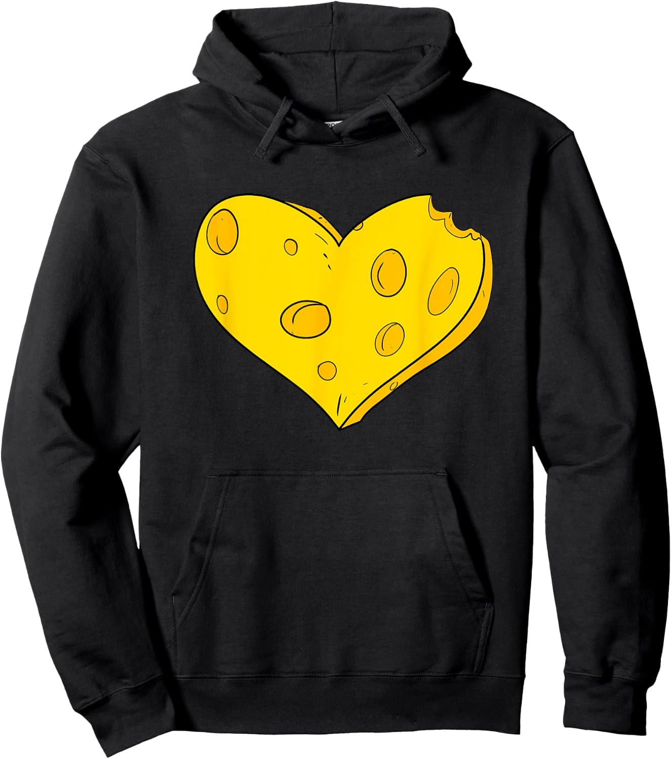 Herz aus Käse Hoodie - Hoodie | Black