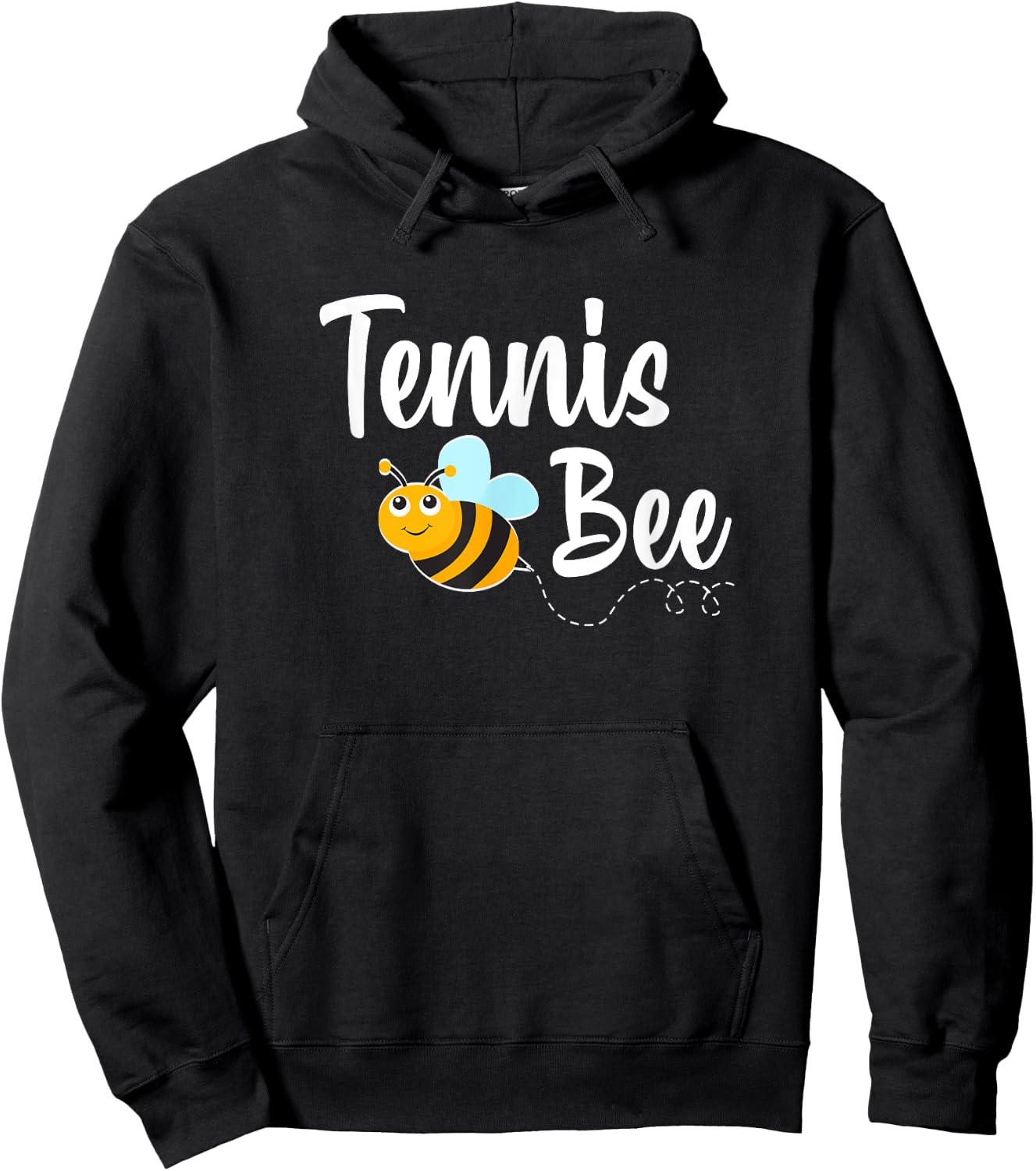 Tennis Bee Tennis Player Funny Bumblebee Hoodie - Hoodie | Black