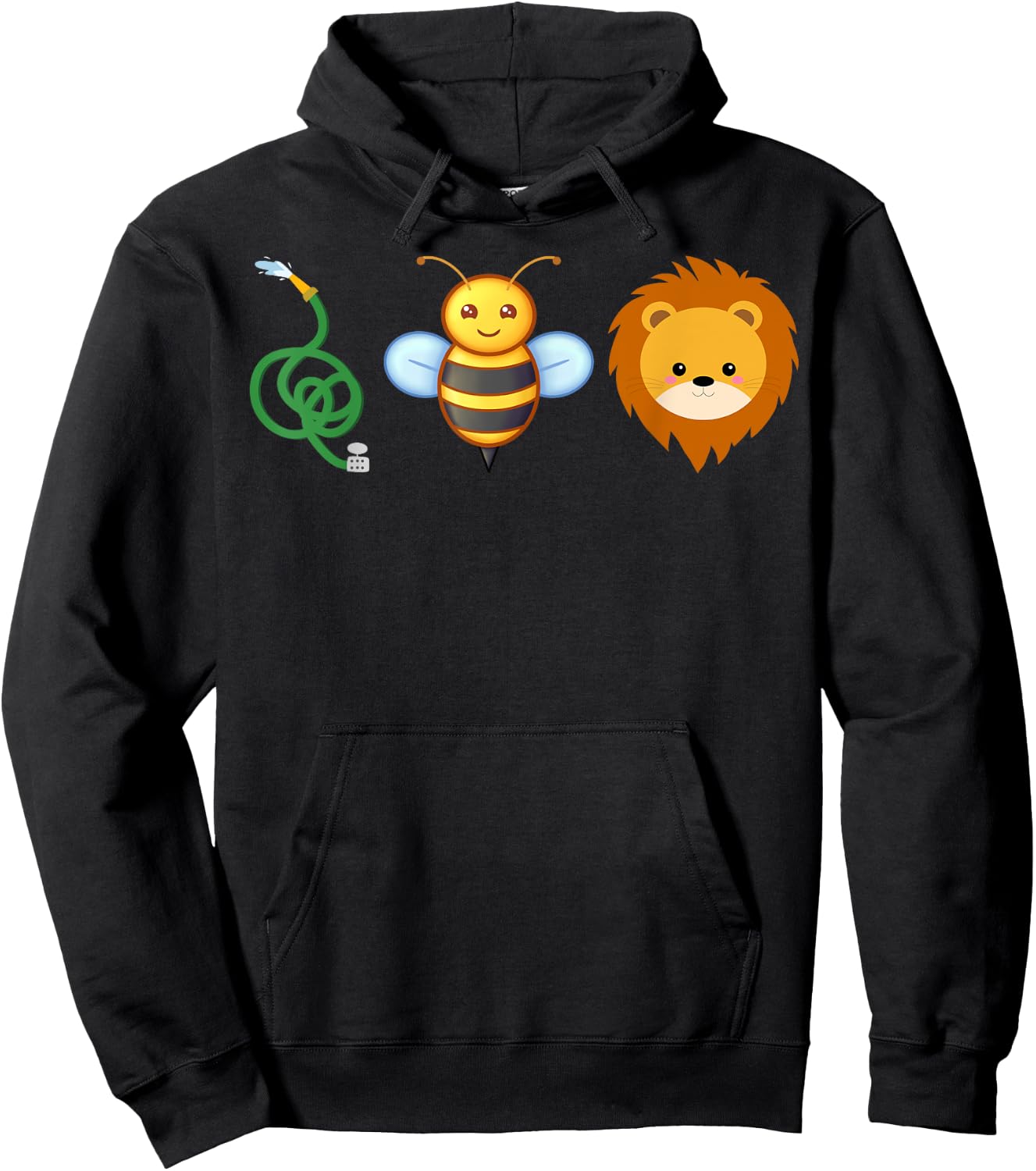 Hose Bee Lion Hoodie - Hoodie | Black