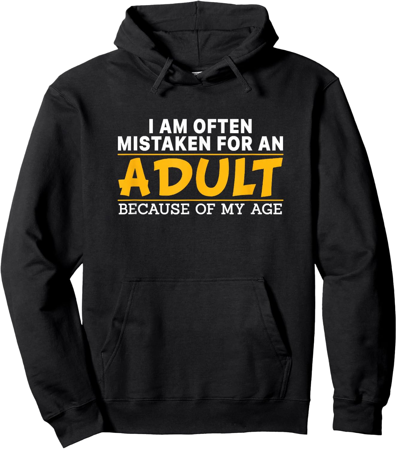 Funny Sayings Sarcasm Quote Adulting Birthday Humor Jokes Hoodie - Hoodie | Black